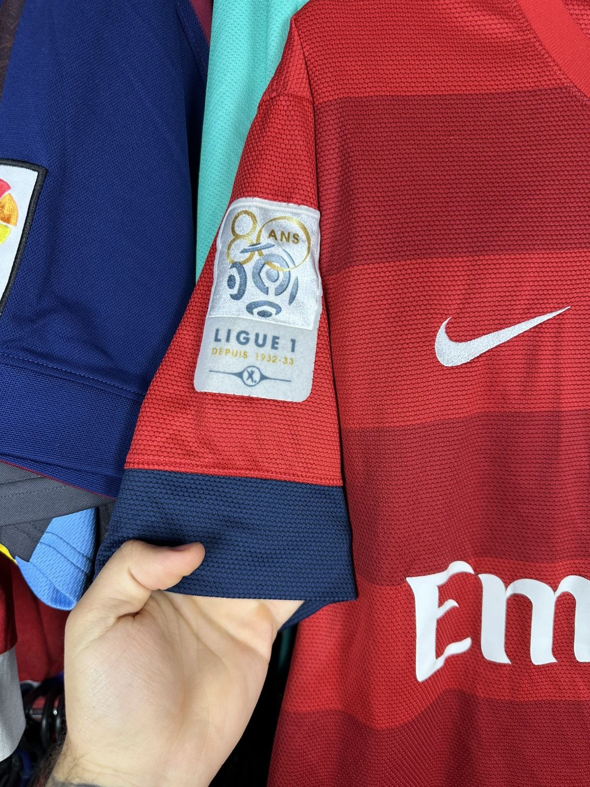 Nike PARIS SAINT GERMAIN PSG 2012-13 FOOTBALL SHIRT JERSEY NIKE Size US M / EU 48-50 / 2 - 2 Thumbnail