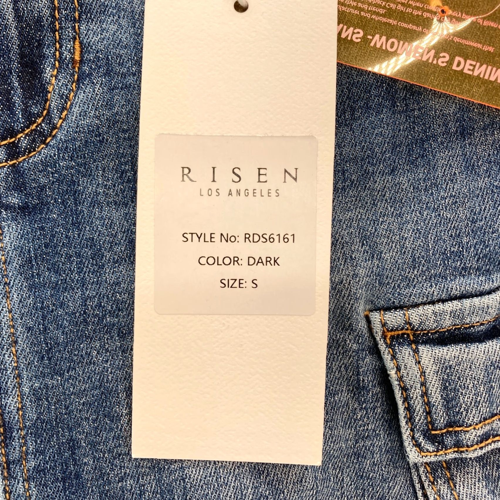 Denime Risen Jeans Los Angeles Denim Pencil Skirt Women's Small Blue Cargo Summer NWT Size 28" / US 6 / IT 42 - 3 Thumbnail