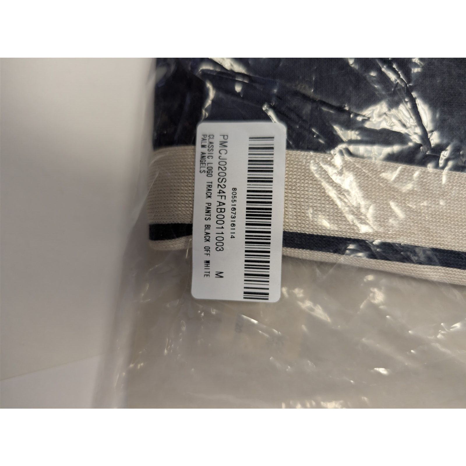 Palm Angels o1rshd1 Classic Logo Track Pants in Black / Off-White Size US 32 / EU 48 - 22 Thumbnail