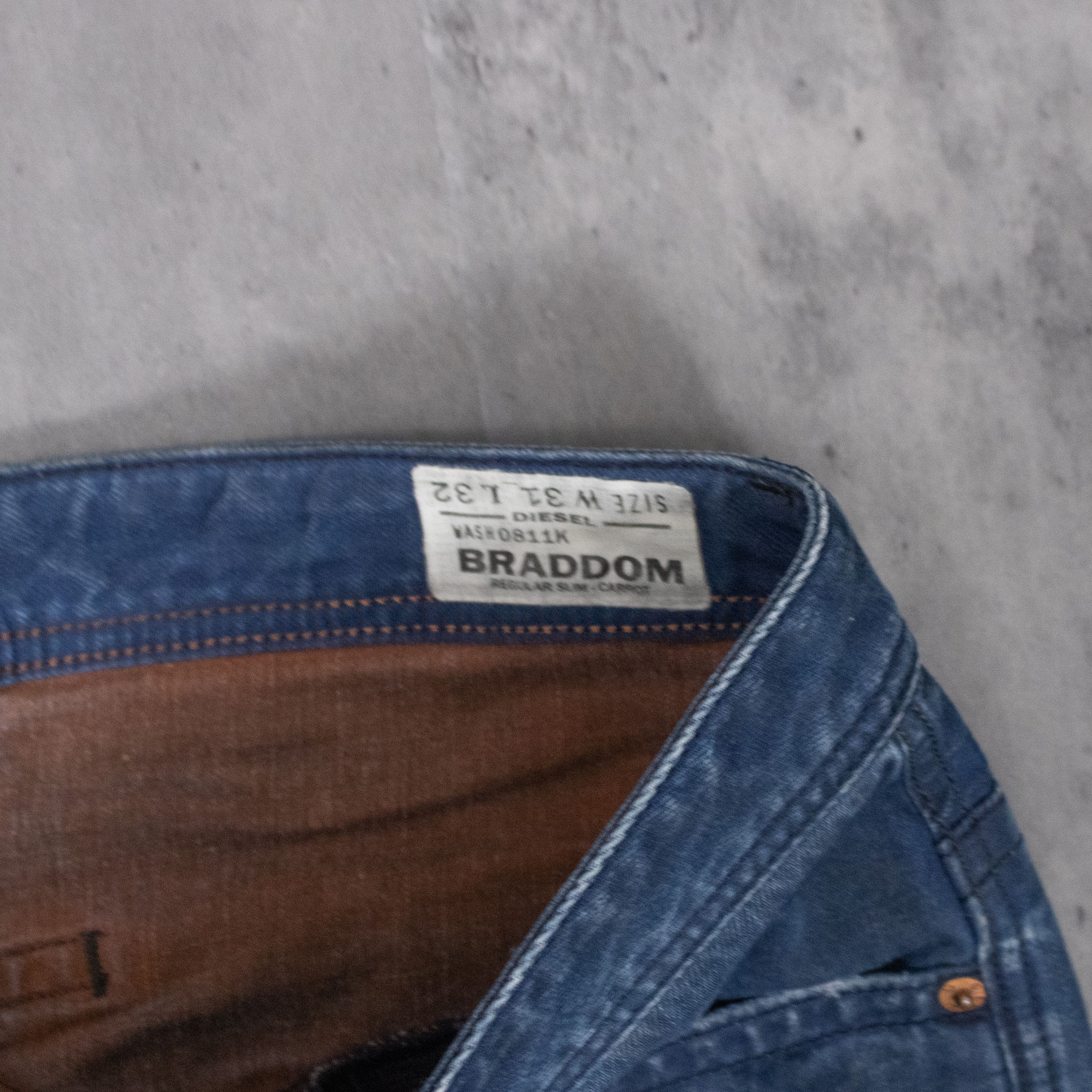 Diesel Vintage Y2K Diesel Brandoom Bootcut Blue Denim Jeans Size US 34 / EU 50 - 9 Thumbnail