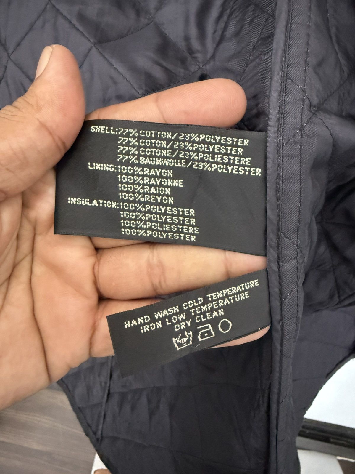 Lauren Ralph Lauren 🔥 Vintage Ralph Lauren Faded Black Quilted Long Jacket - S Size S / US 4 / IT 40 - 8 Thumbnail