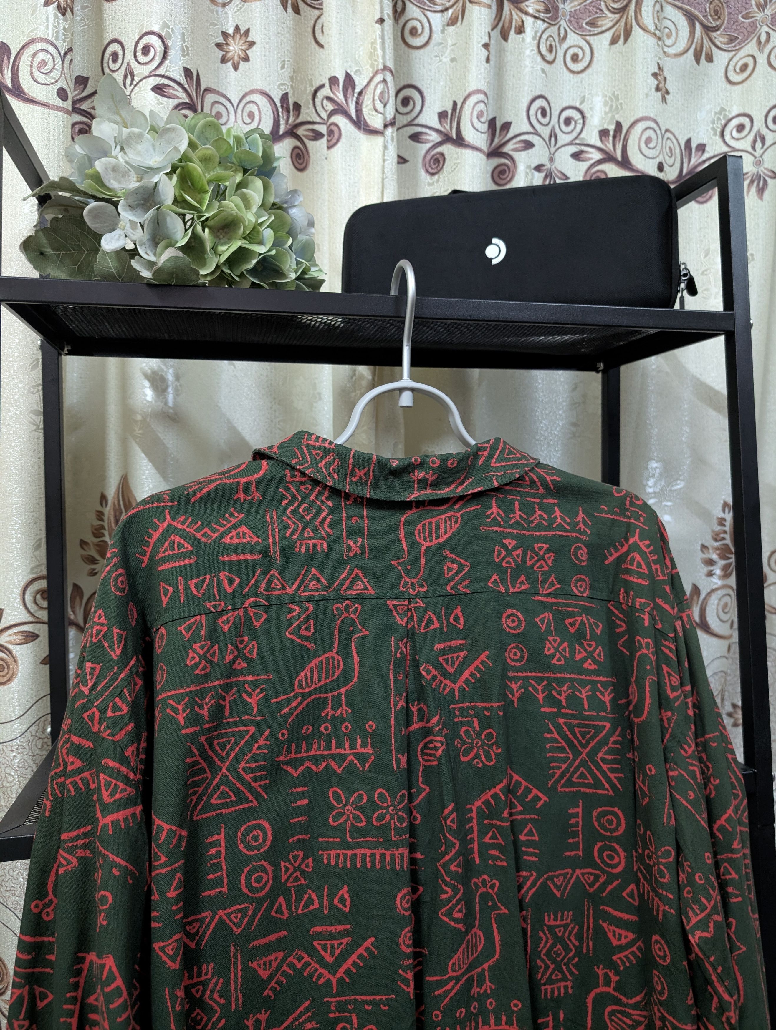 Other Button Up Shirt Jacket Aztec Mayan Probably Printed Monogram Size L / US 10 / IT 46 - 6 Thumbnail