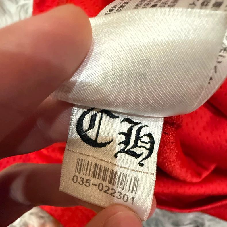 Chrome Hearts Chrome Hearts Red graffiti horseshoe hockey suit V-neck lo Size US M / EU 48-50 / 2 - 7 Thumbnail