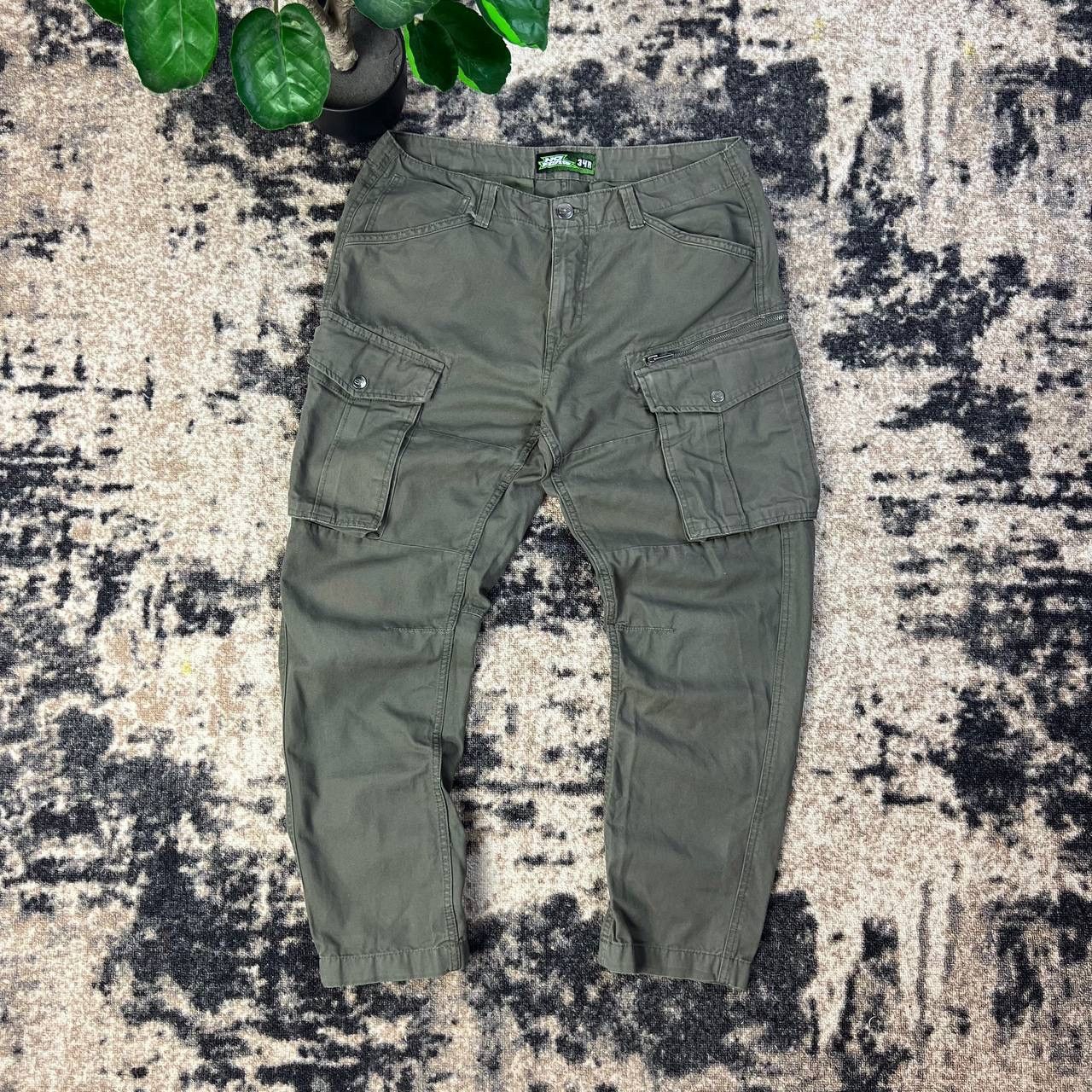 No Fear Mini Logo Vintage Y2K Multipocket Cargo Pants