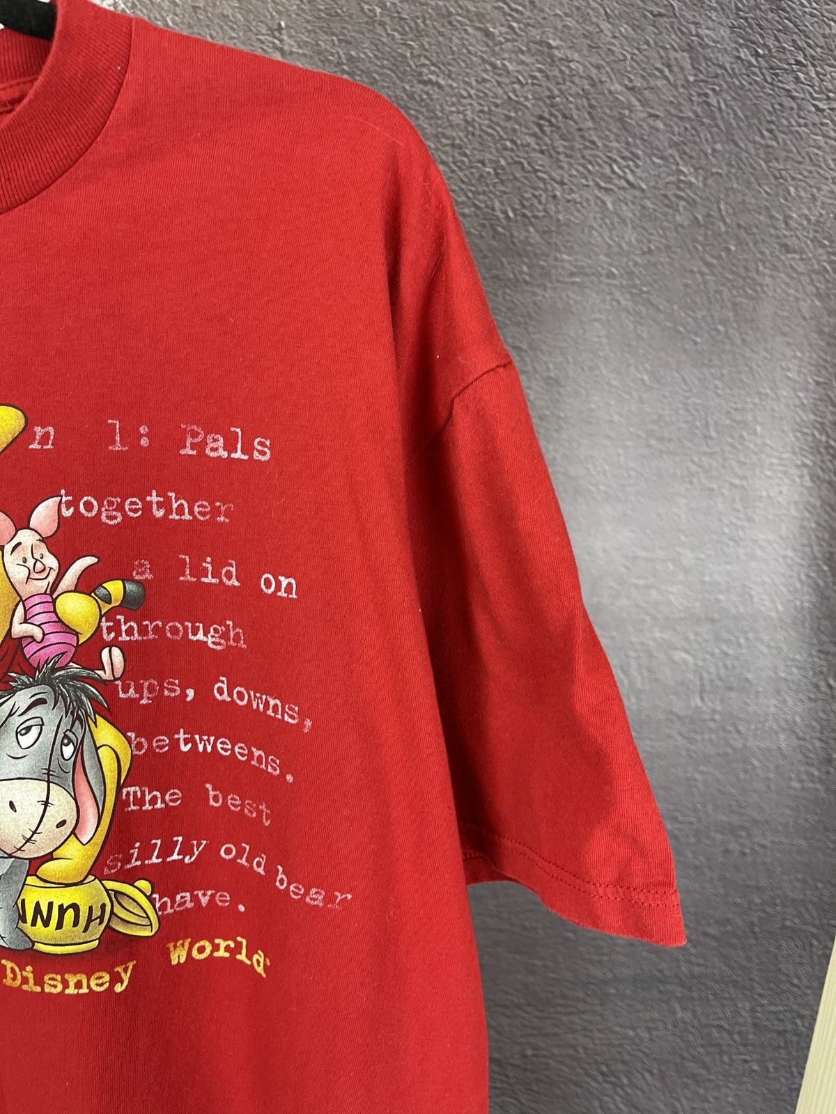 Disney Disney Winnie the Pooh Friends vintage 90s made in USA tee Size US L / EU 52-54 / 3 - 6 Thumbnail