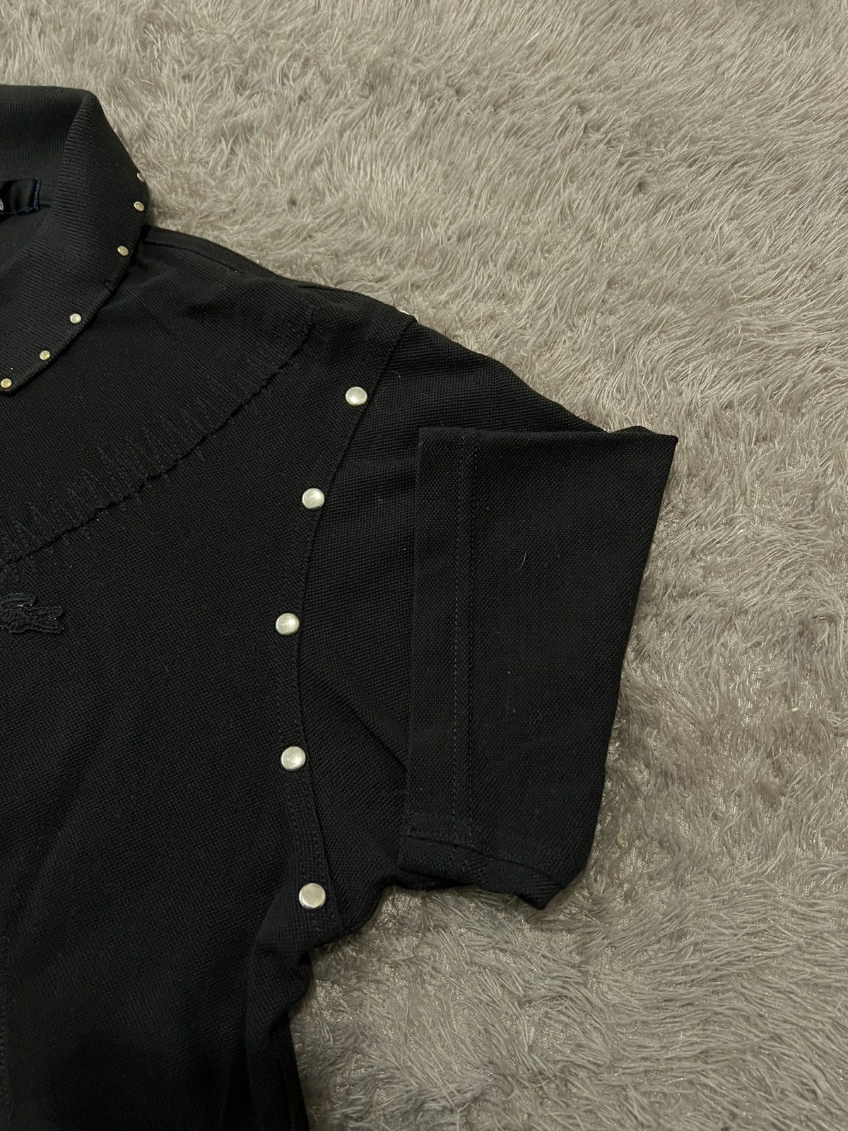 Junya Watanabe × Lacoste Archive Junya Watanabe x Lacoste Studded Patchwork Polo Size US M / EU 48-50 / 2 - 6 Thumbnail