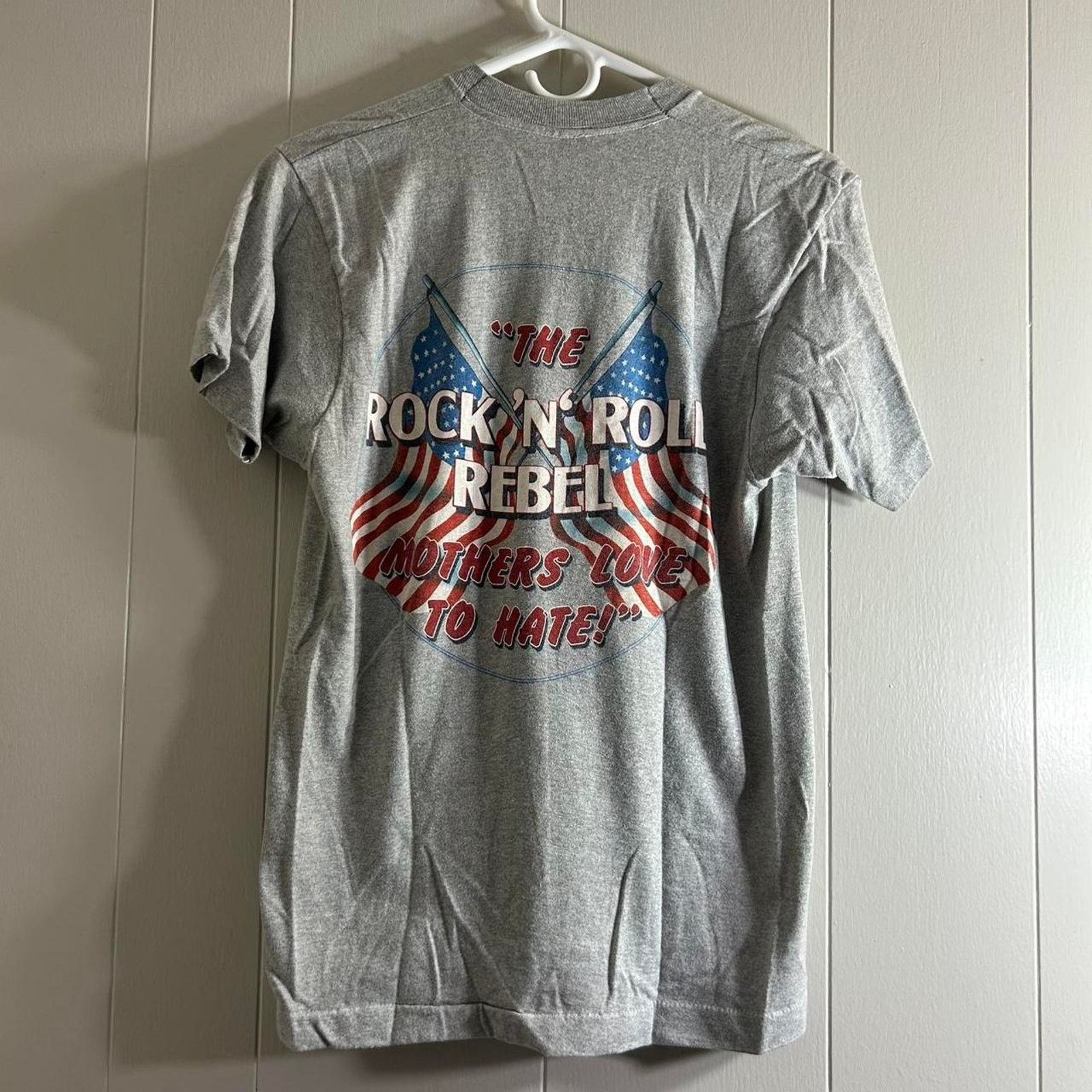 Vintage 1984 OZZY OSBOURNE Ozzy For President double sided tee shirt Size US L / EU 52-54 / 3 - 7 Thumbnail
