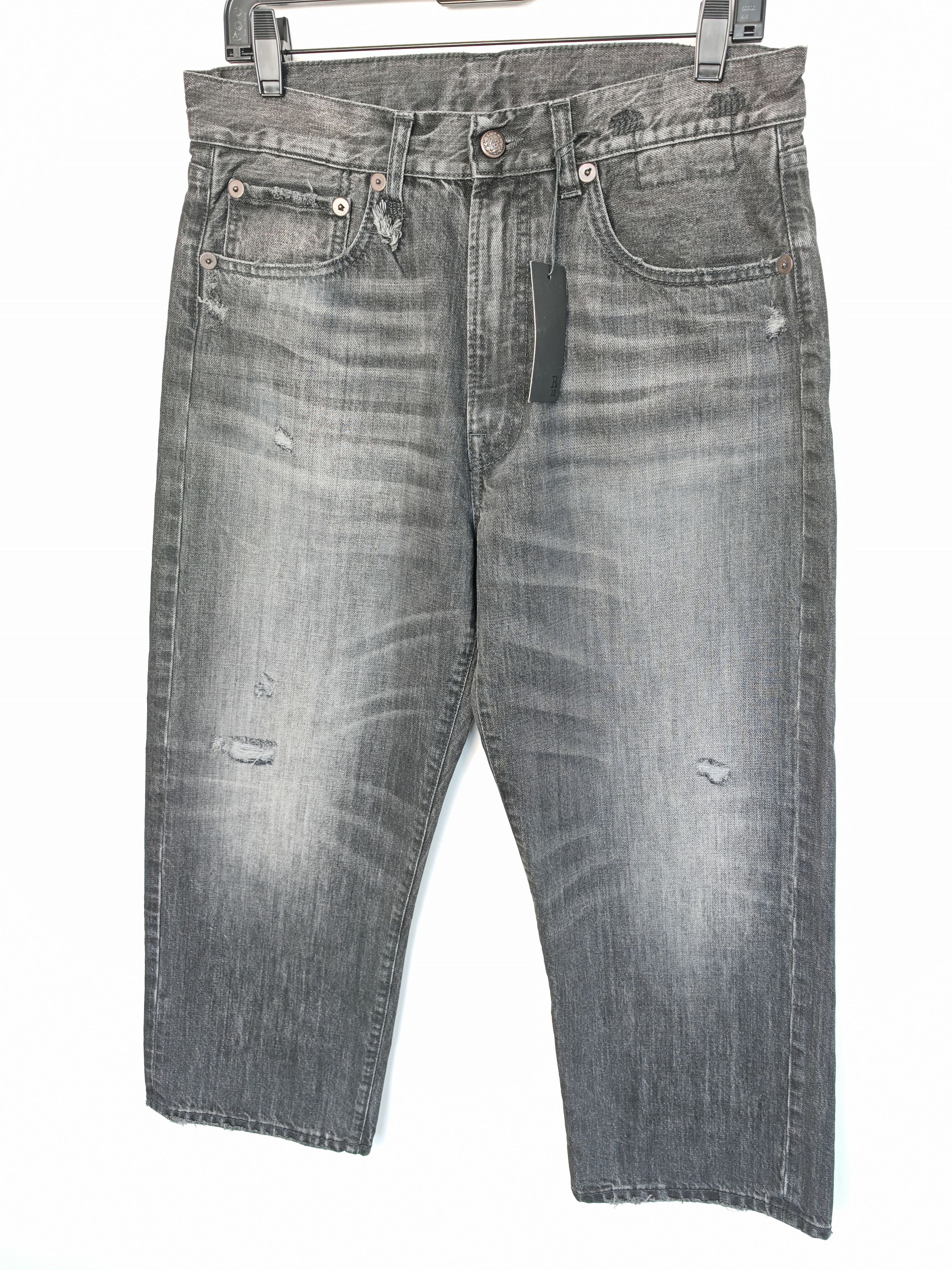 R13 R13 RARE SS19 Factory Sample Cropped Wide Leg Jeans Size 27" / US 4 / IT 40 - 6 Thumbnail
