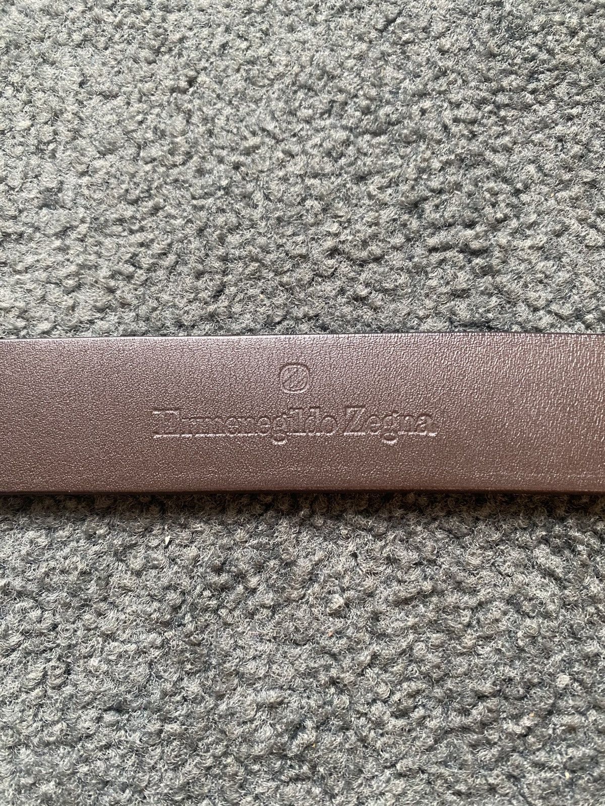 Designer × Ermenegildo Zegna ERMENEGILDO ZEGNA LEATHER BELT Size 38 - 4 Thumbnail