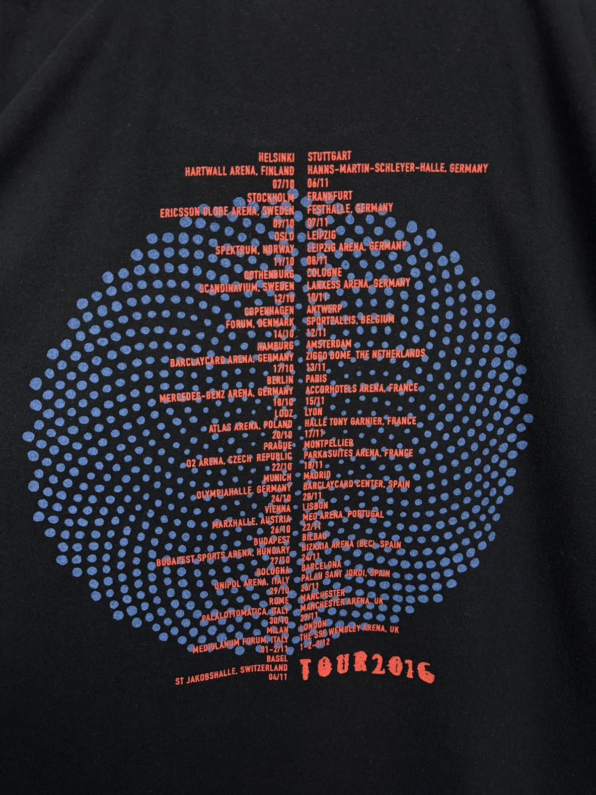 The Cure 🇬🇧 2016 The Cure European Tour T-Shirt Robert Smith Post Punk Size US XL / EU 56 / 4 - 8 Thumbnail