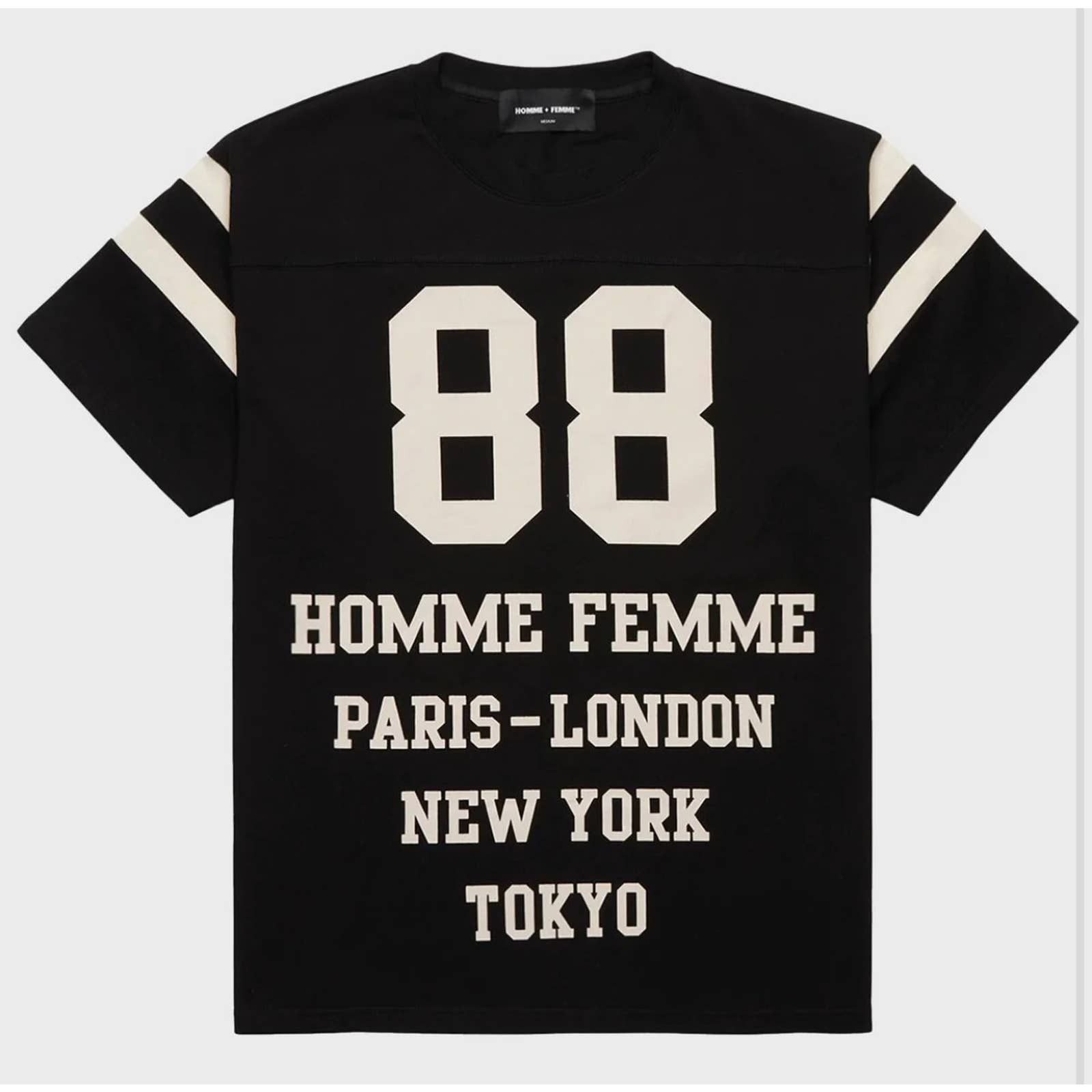 Homme + Femme La Homme + Femme Men's #88 2013 LA Global Printed Tee T-Shirt Size US S / EU 44-46 / 1 - 2 Thumbnail