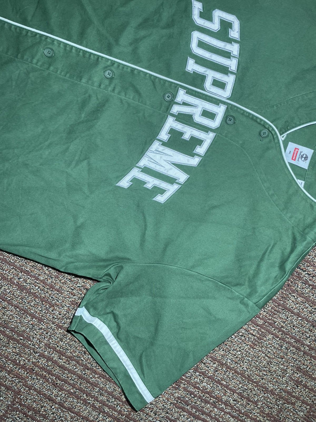 Supreme Supreme Timberland Baseball Jersey (XX-Large) Size US XXL / EU 58 / 5 - 2 Thumbnail