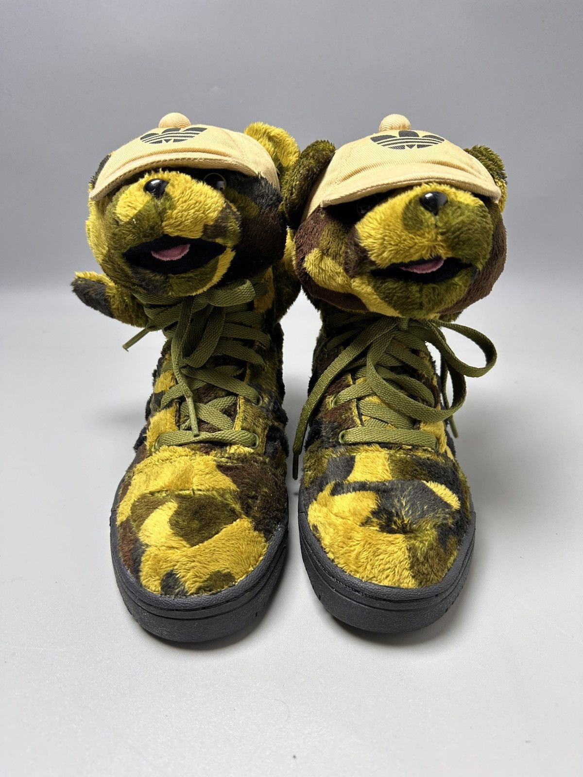 Adidas × Jeremy Scott Teddy Bear Plush Sneaker Size US 5 / EU 37 - 1 Thumbnail