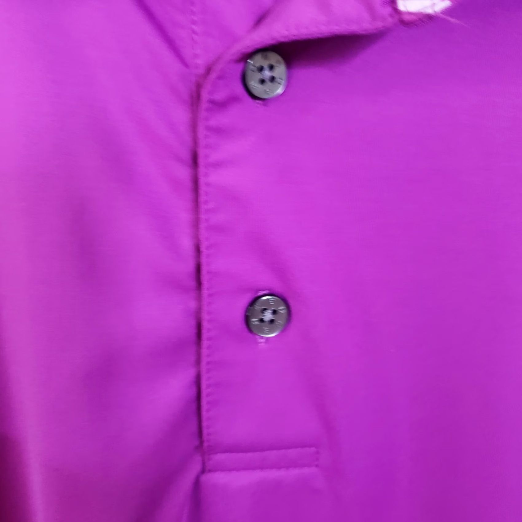 Footjoy FootJoy Polo Golf Shirt Men's L Purple Solid Short Sleeve FJ Performance Size US L / EU 52-54 / 3 - 7 Thumbnail