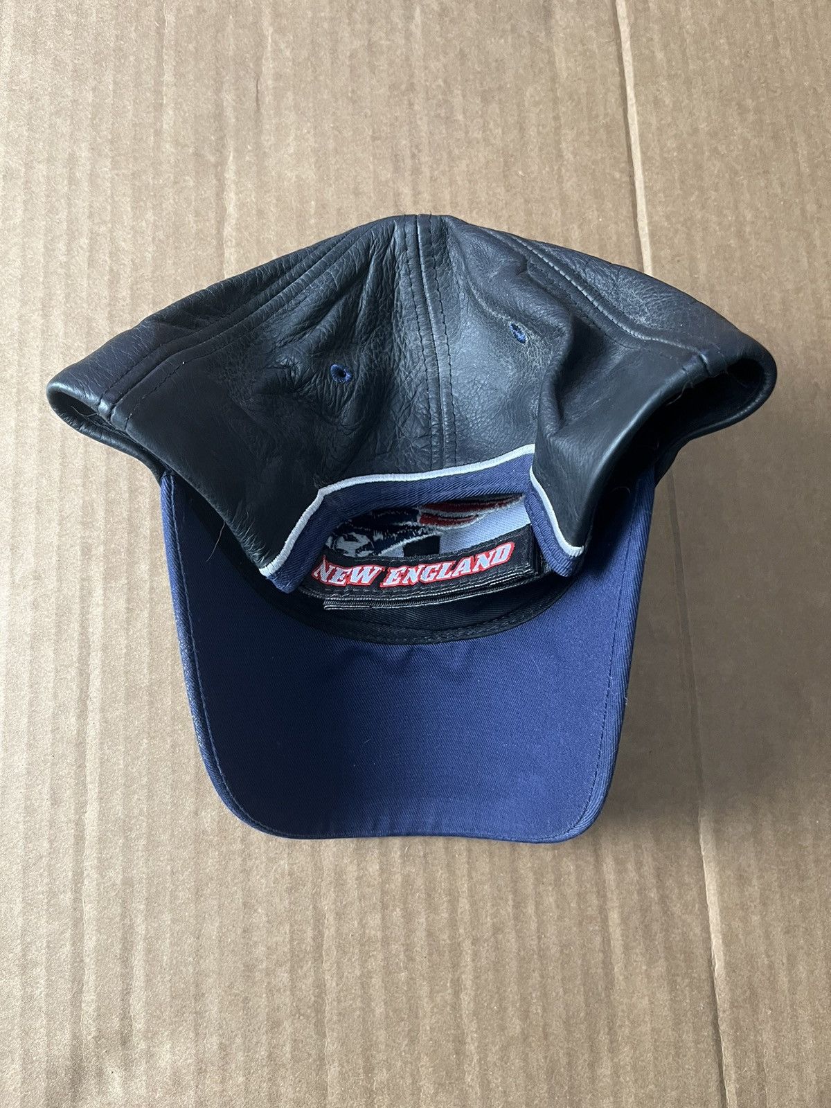 NFL × Vintage Vintage patriots leather style hat Size ONE SIZE - 4 Thumbnail