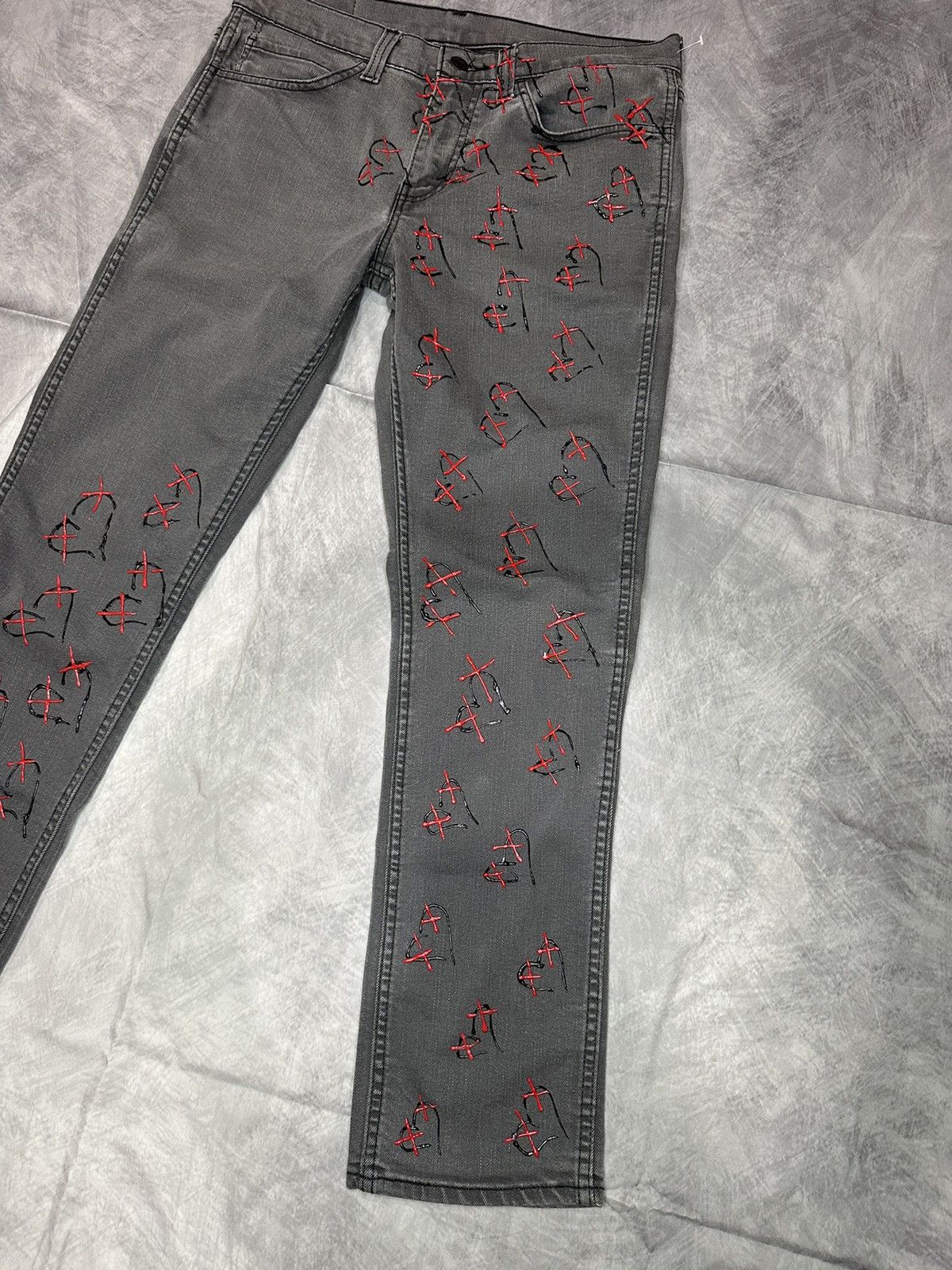 Levi's × Vintage Levi’s Custom jeans Size US 32 / EU 48 - 2 Thumbnail