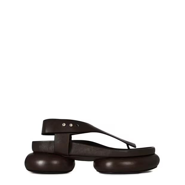 Jil Sander o1g2r1mq1024 Sandals in Brown Size US 7 / IT 37 - 1 Thumbnail