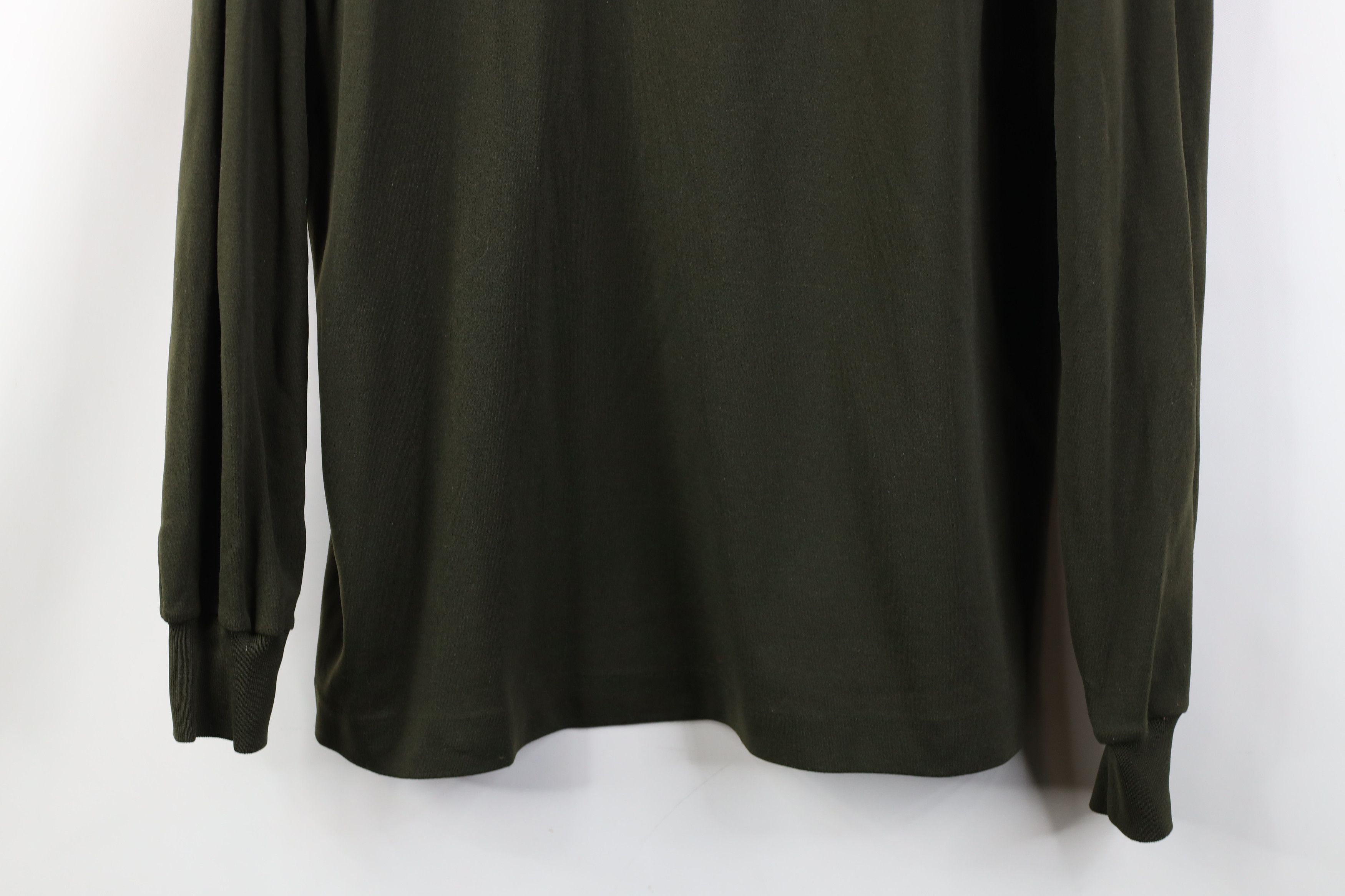 Vintage Vintage 60s Ban Lon Obermeyer Turtleneck Shirt Olive Green Size US L / EU 52-54 / 3 - 3 Thumbnail