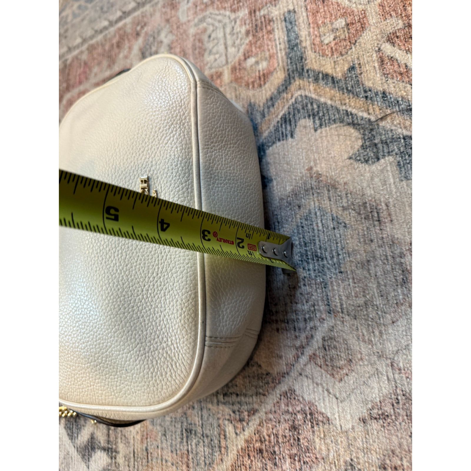 Coach Coach Isla Pebbled Leather Crossbody Chalk Ivory Gold Chain Size ONE SIZE - 6 Thumbnail