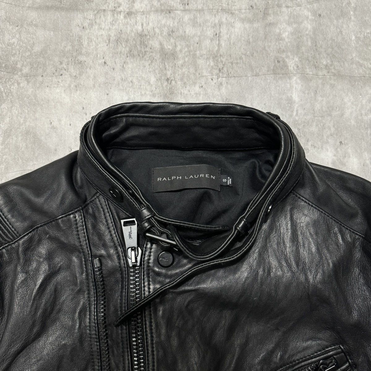 Ralph Lauren Ralph Lauren Black Label Leather Suede Moto Zip Jacket Size US S / EU 44-46 / 1 - 6 Thumbnail