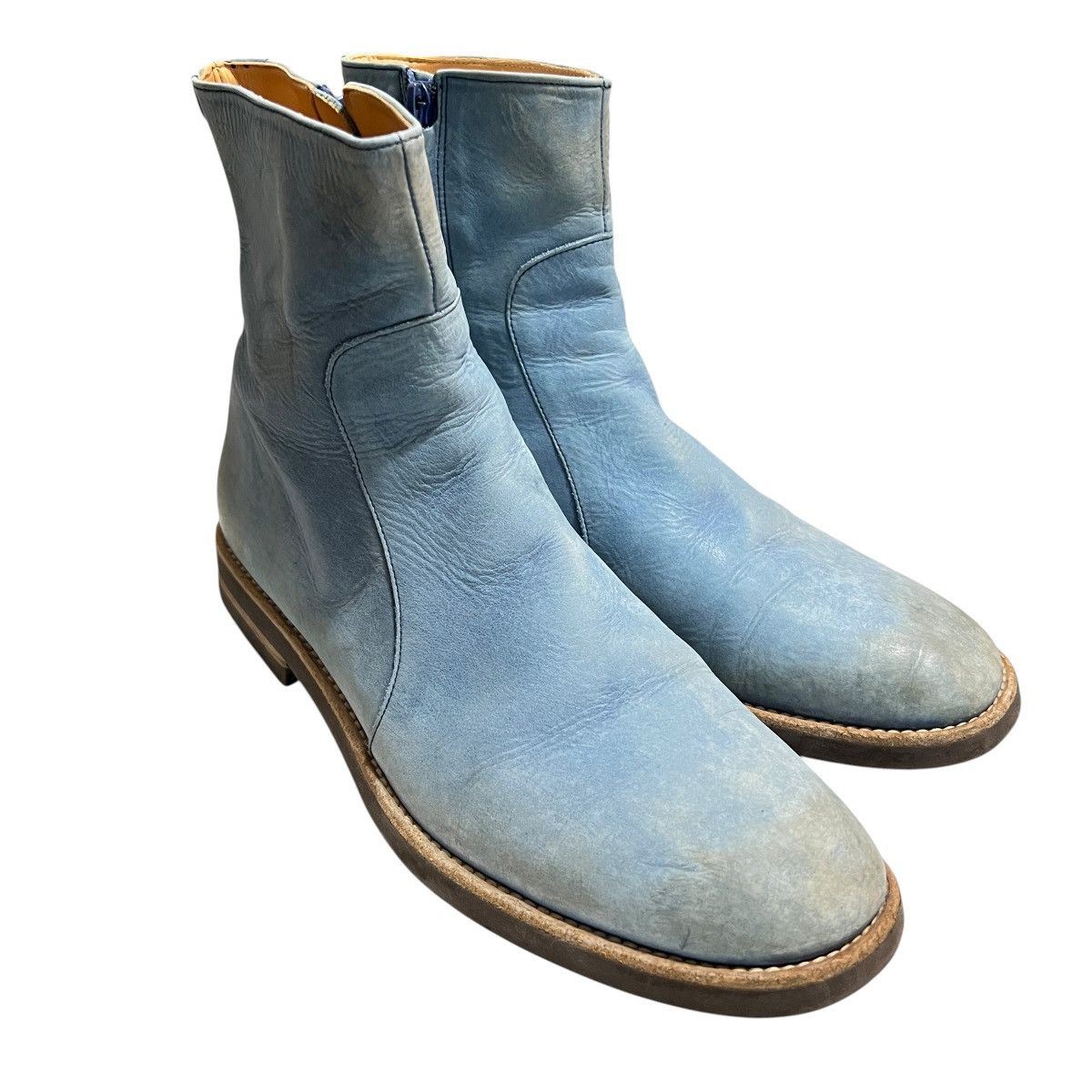 Maison Margiela Maison Margiela Front-Zip Heel Boots 41 Size US 9 / EU 42 - 1 Thumbnail