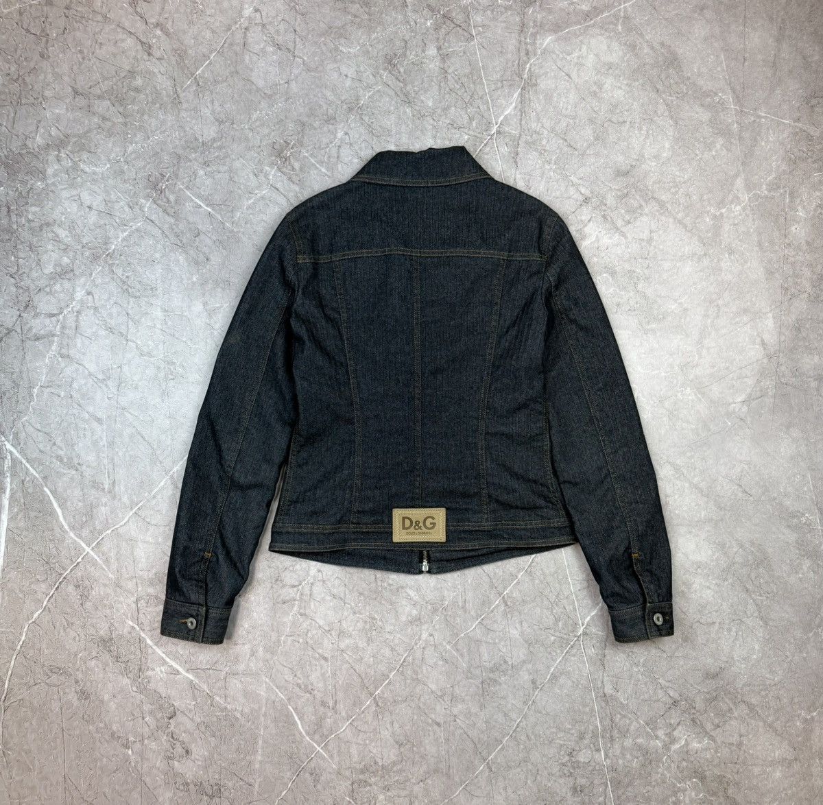 Dolce & Gabbana Dolce & Gabbana Blue Denim Butterfly Jeans Jacket Size S / US 4 / IT 40 - 5 Thumbnail
