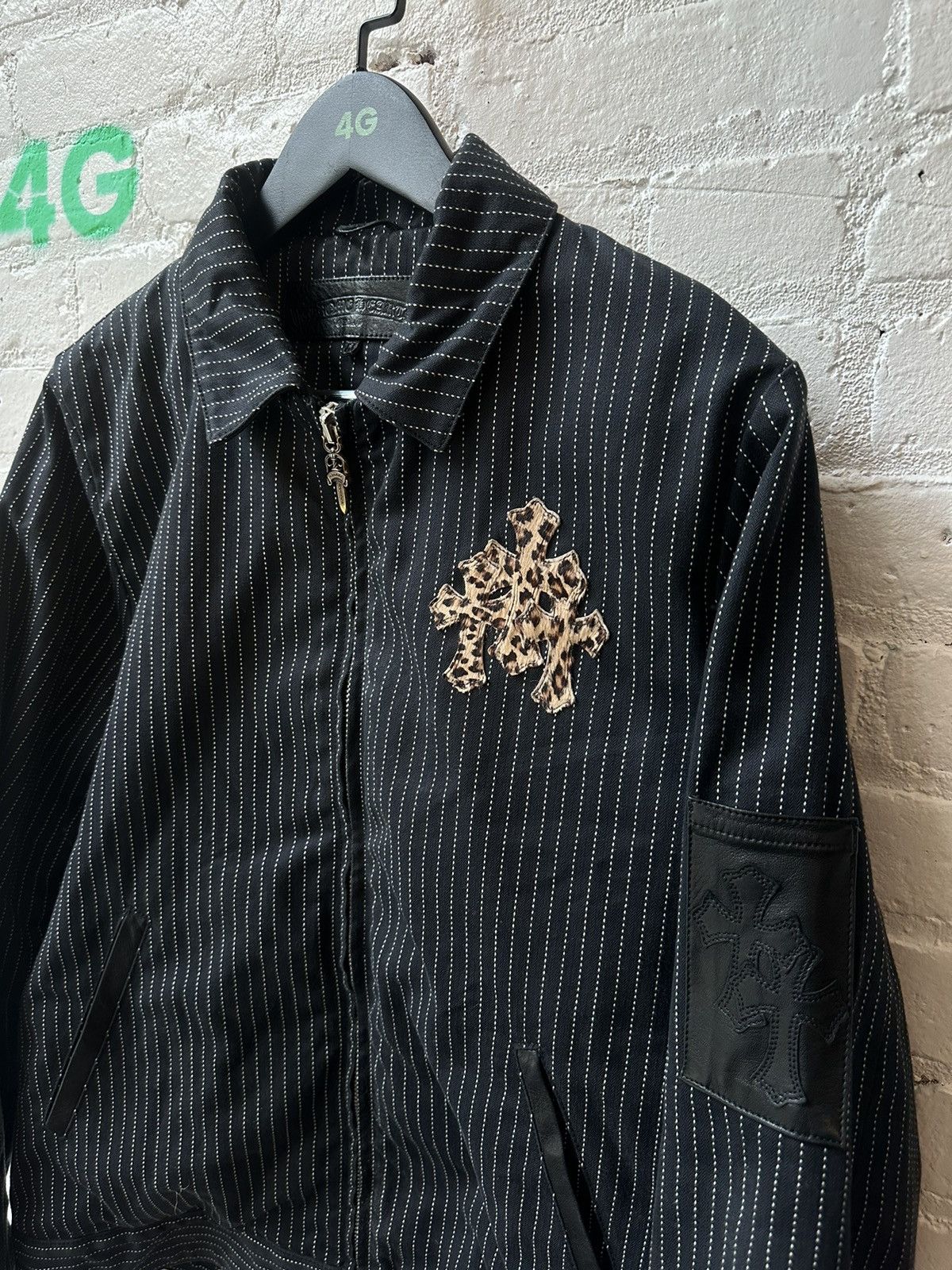 Chrome Hearts CHROME HEARTS LEOPARD CHEETAH CROSS JACKET M / L Size US M / EU 48-50 / 2 - 2 Thumbnail