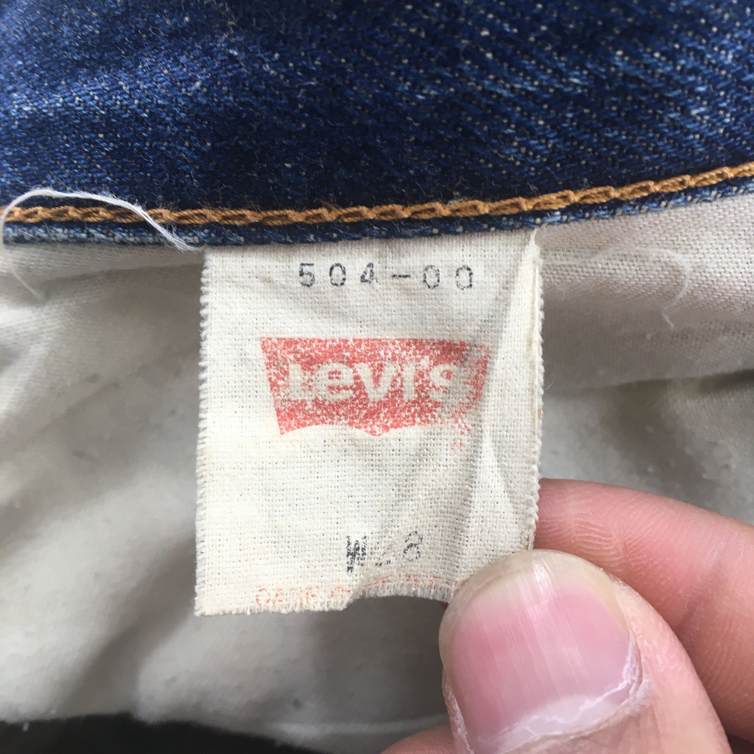 Levi's Size 28x32.5 Vintage Levis 504 Big E LVC Selvedge Jean S2042 Size US 28 / EU 44 - 14 Thumbnail