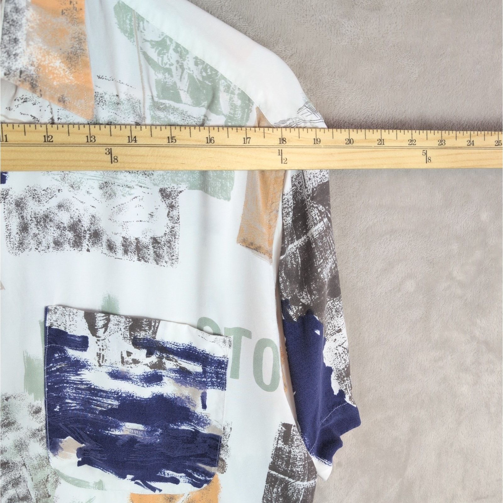 Other 90s Turbo Stoned Moon Men's L Abstract Print Shirt Size US L / EU 52-54 / 3 - 8 Thumbnail