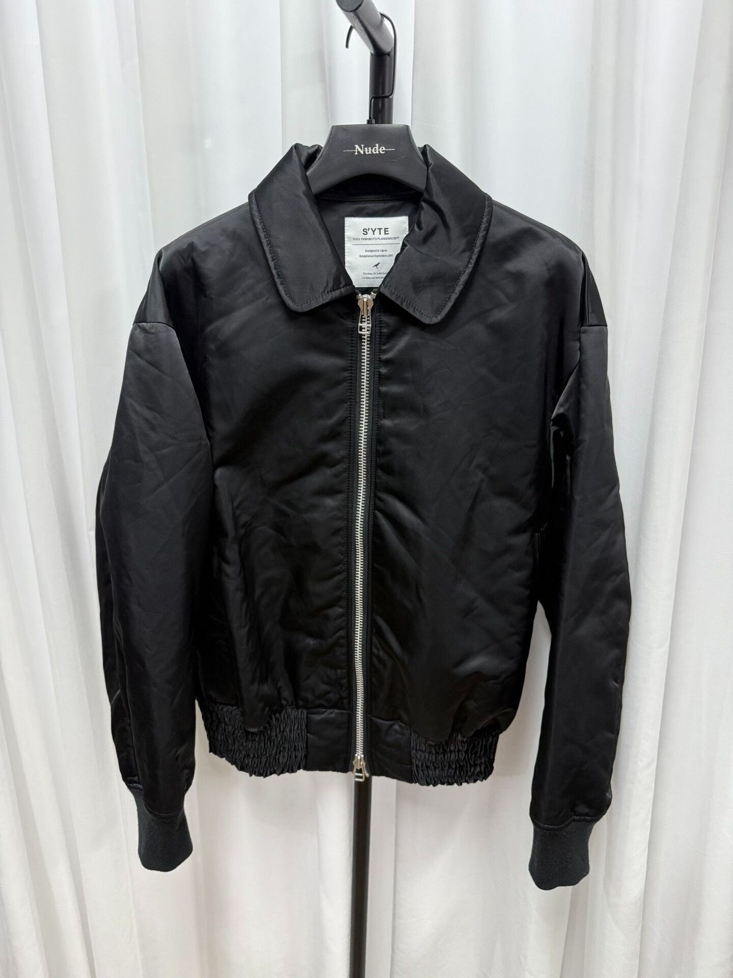 Yohji Yamamoto black silk blend jacket by yohji yamamoto Size US M / EU 48-50 / 2 - 1 Thumbnail