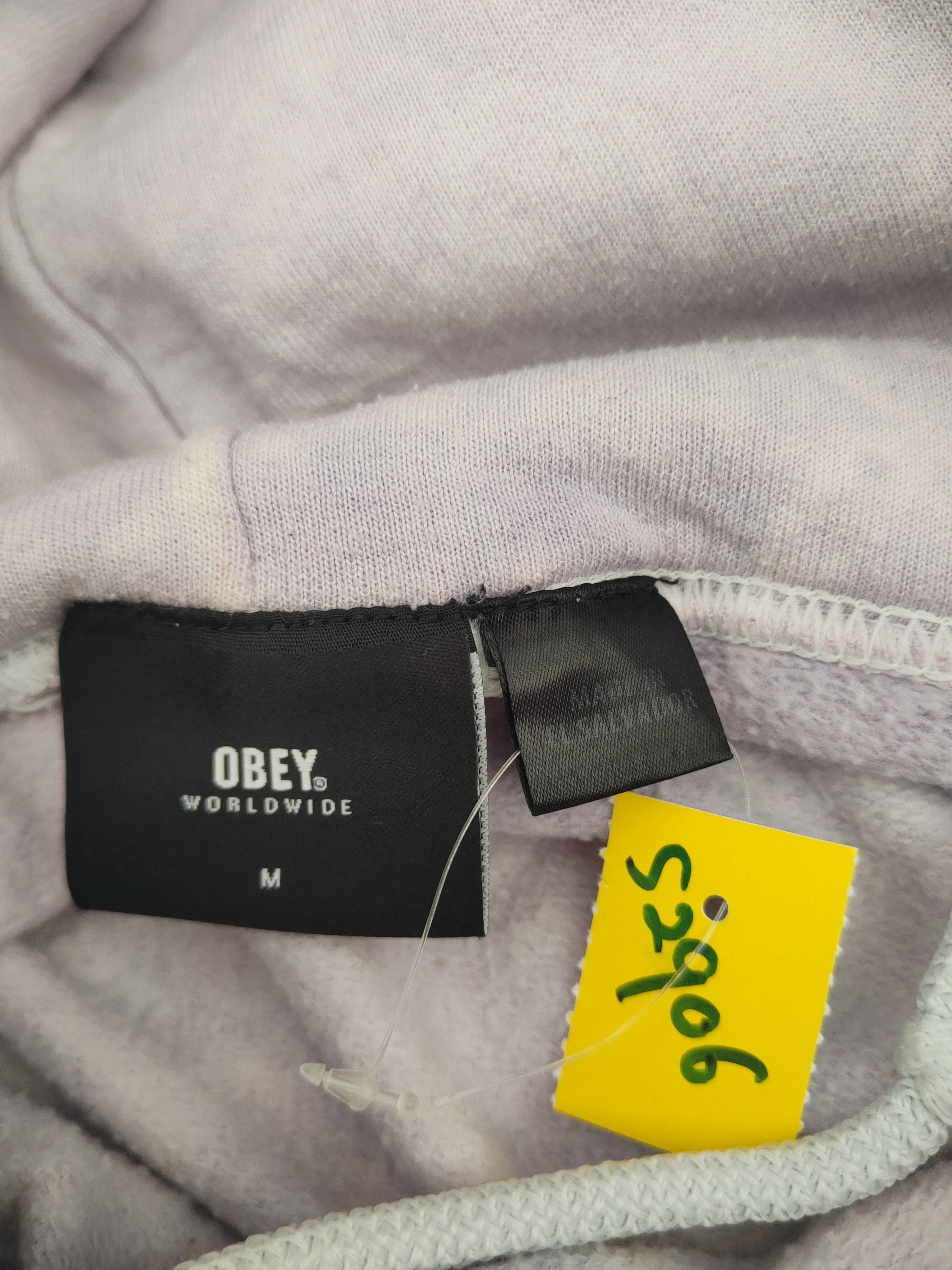 Obey DL Obey Worldwide acidwash Hoodie Sweatshirts #S2906 Size M / US 6-8 / IT 42-44 - 13 Thumbnail