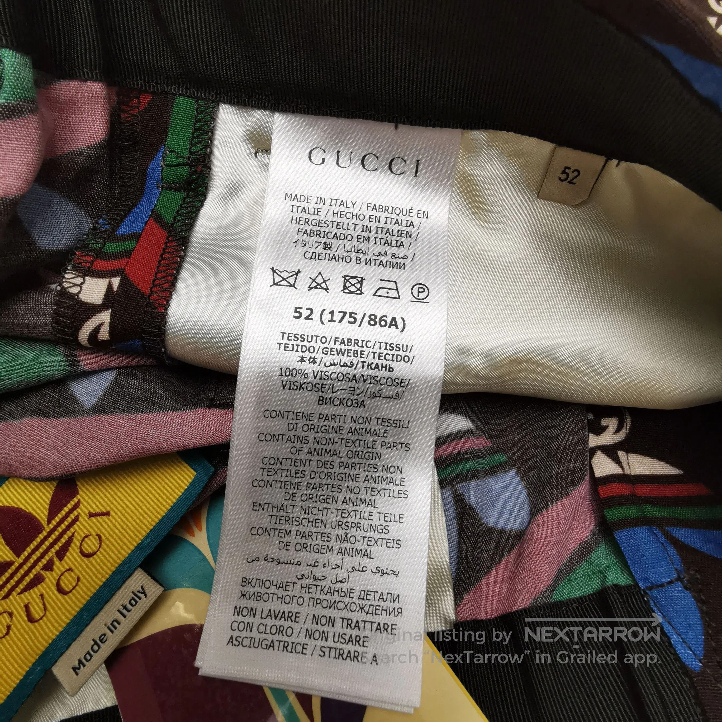 Gucci Gucci x adidas Trefoil Print Colorblock Shorts XL. Size US 36 / EU 52 - 9 Thumbnail