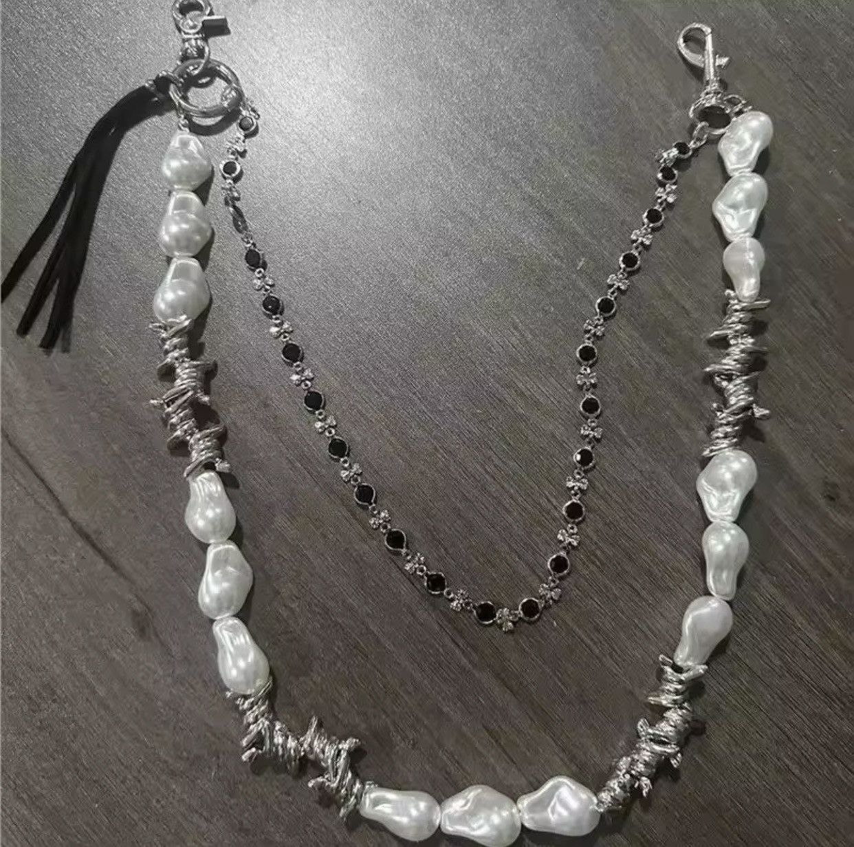 Other Metal Pearl Waist Chain Cowboy Accessories Size ONE SIZE - 1 Thumbnail