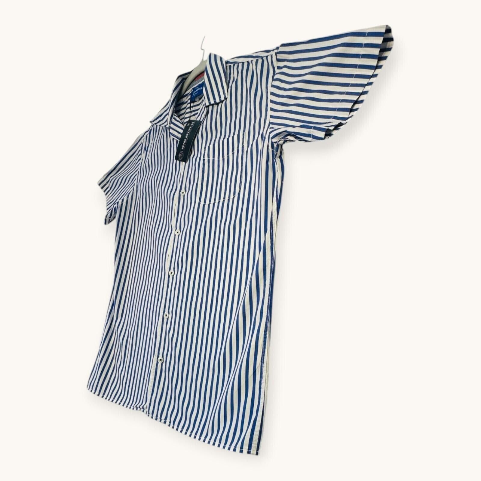 Jack & Jones Jack & Jones Shirt Men's UK Size S White and Blue Striped Size US S / EU 44-46 / 1 - 3 Thumbnail