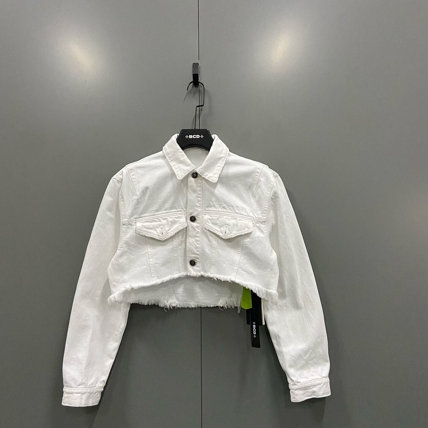 Givenchy Givenchy Denim Cropped Jacket it_34 Women Size XXS / US 00 / IT 34 - 1 Thumbnail