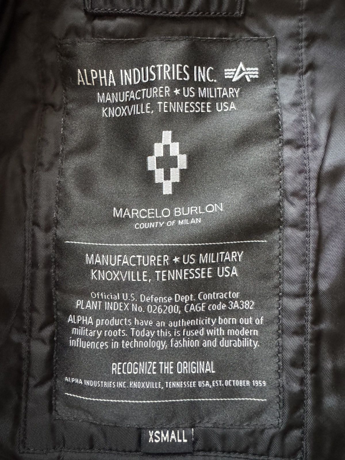 Alpha Industries × Marcelo Burlon Talca MA-1 Bomber Jacket Size US XS / EU 42 / 0 - 6 Thumbnail