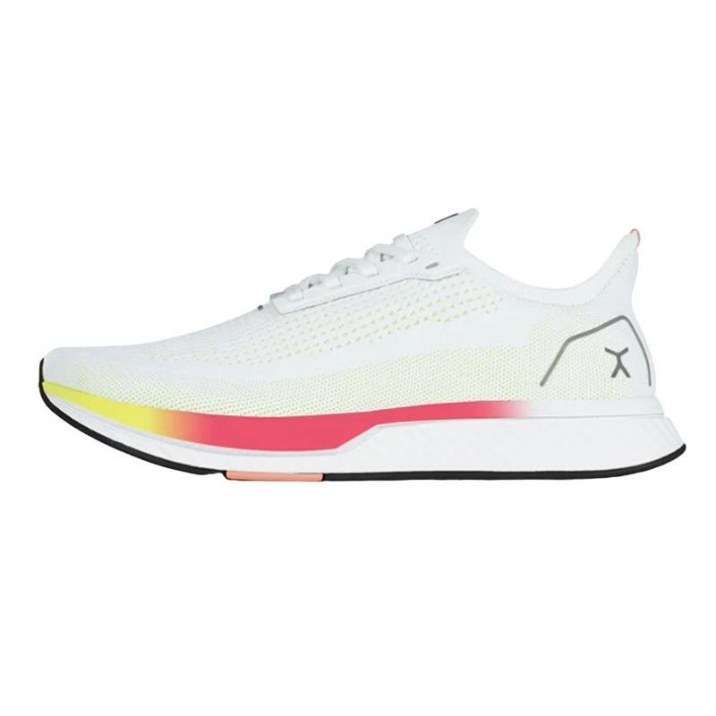 Flux Flux Men's Adpat Run in White/Neon Sunrise, Size 11.5 Size US 11.5 / EU 44-45 - 1 Thumbnail