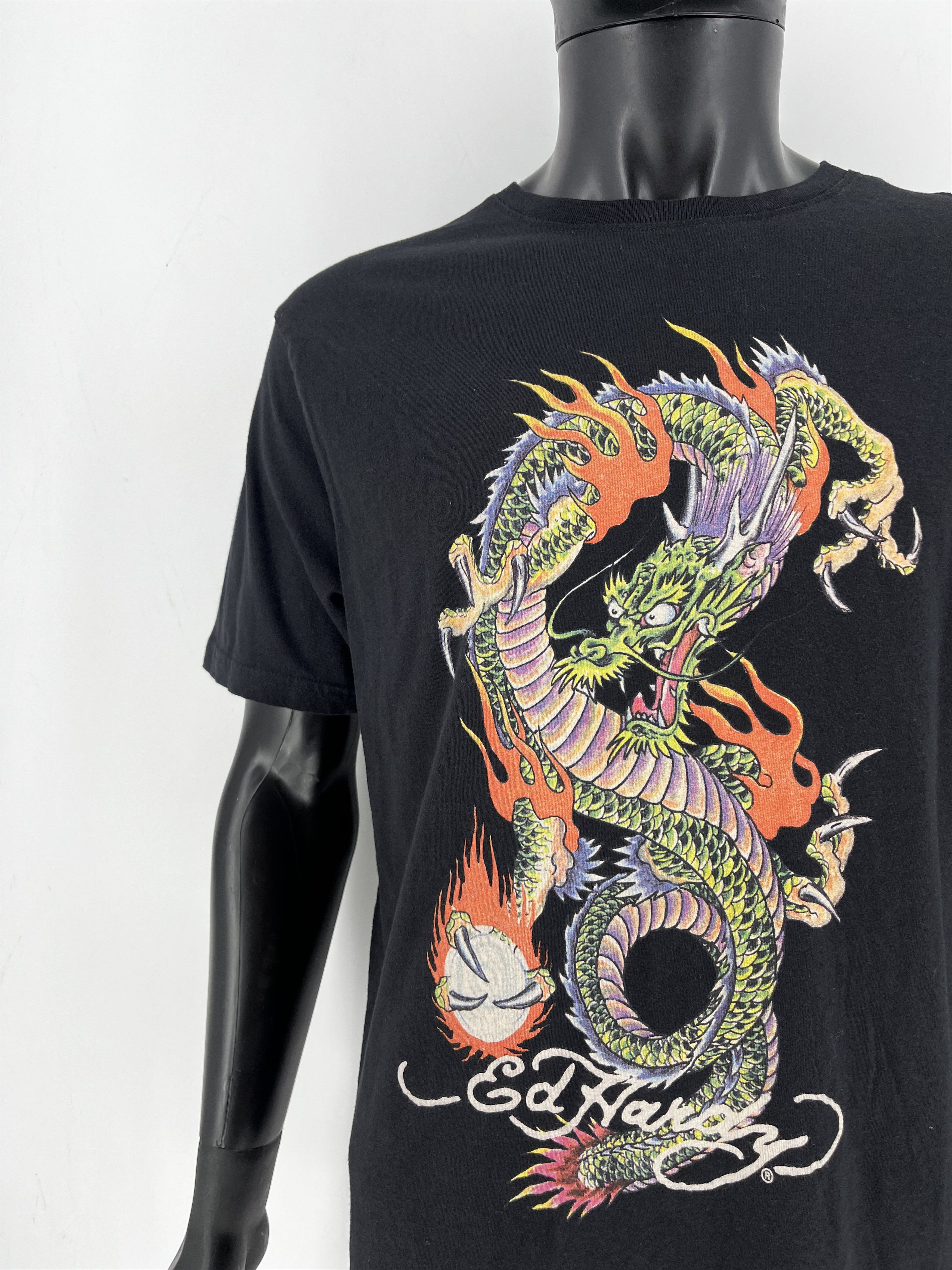 Ed Hardy Vintage Ed Hardy Dragon Graphic Tee Y2K 00s Alternative Size US XL / EU 56 / 4 - 7 Thumbnail
