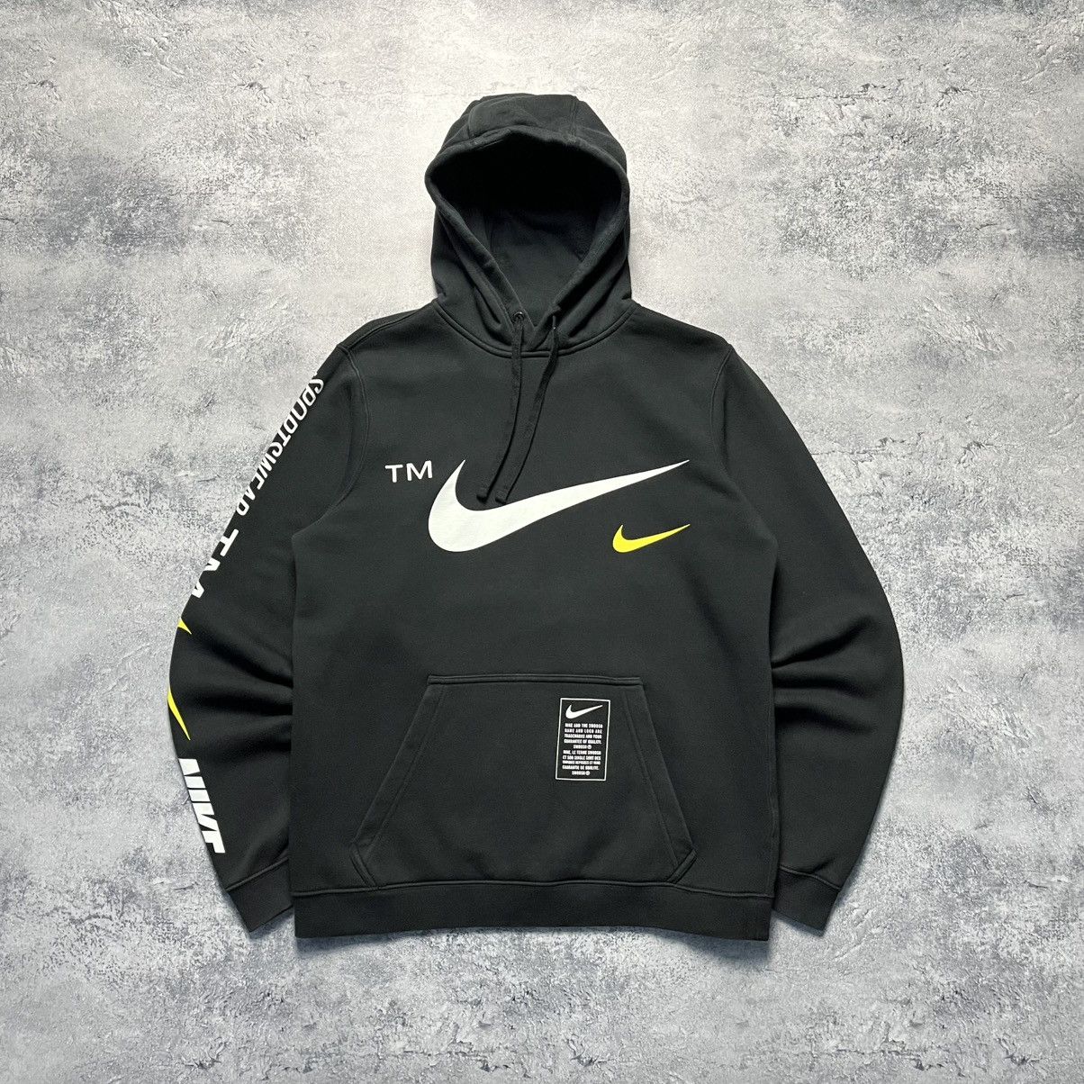Nike Nike Sportswear TM NSW Hoodie Big Swoosh Logo Y2K Streetwear Size US S / EU 44-46 / 1 - 1 Thumbnail
