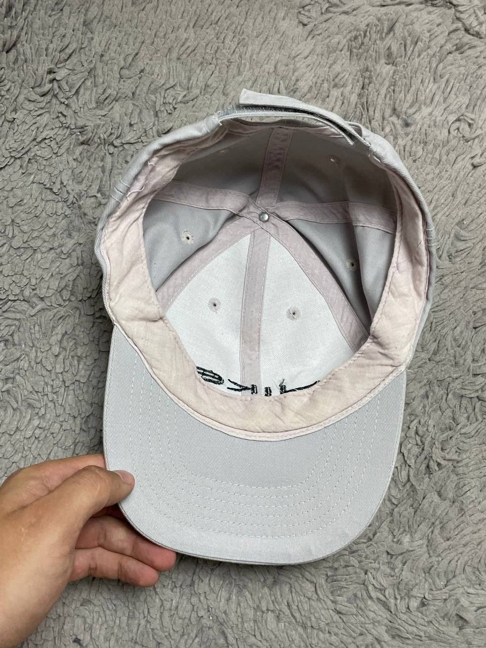 Nike × Vintage Nike Vintage Hat Big CENTER Logo Swoosh Y2K Size ONE SIZE - 5 Thumbnail