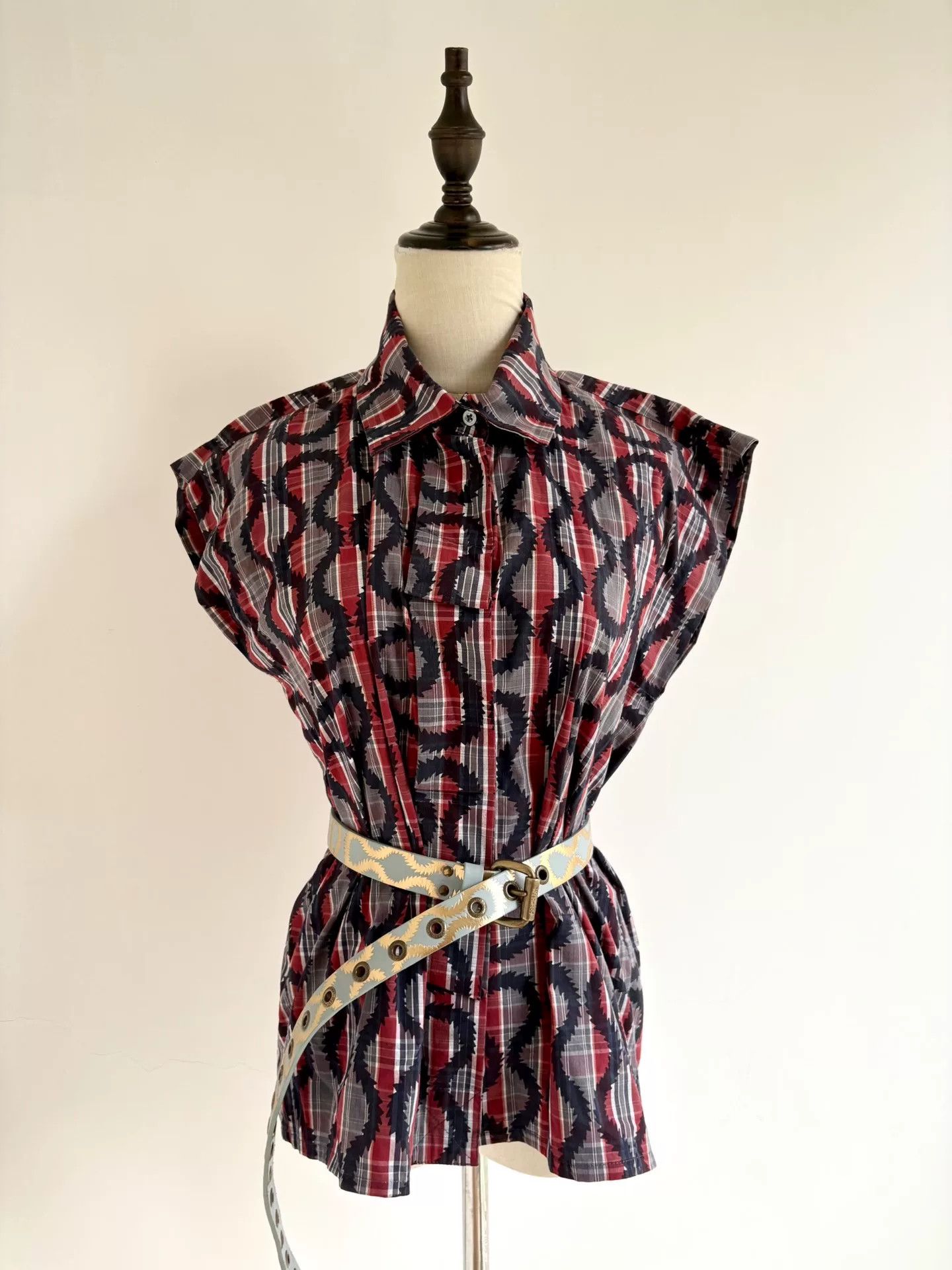Vivienne Westwood Vivienne Westwood Vintage Check Pirate Shirt Size S / US 4 / IT 40 - 1 Thumbnail
