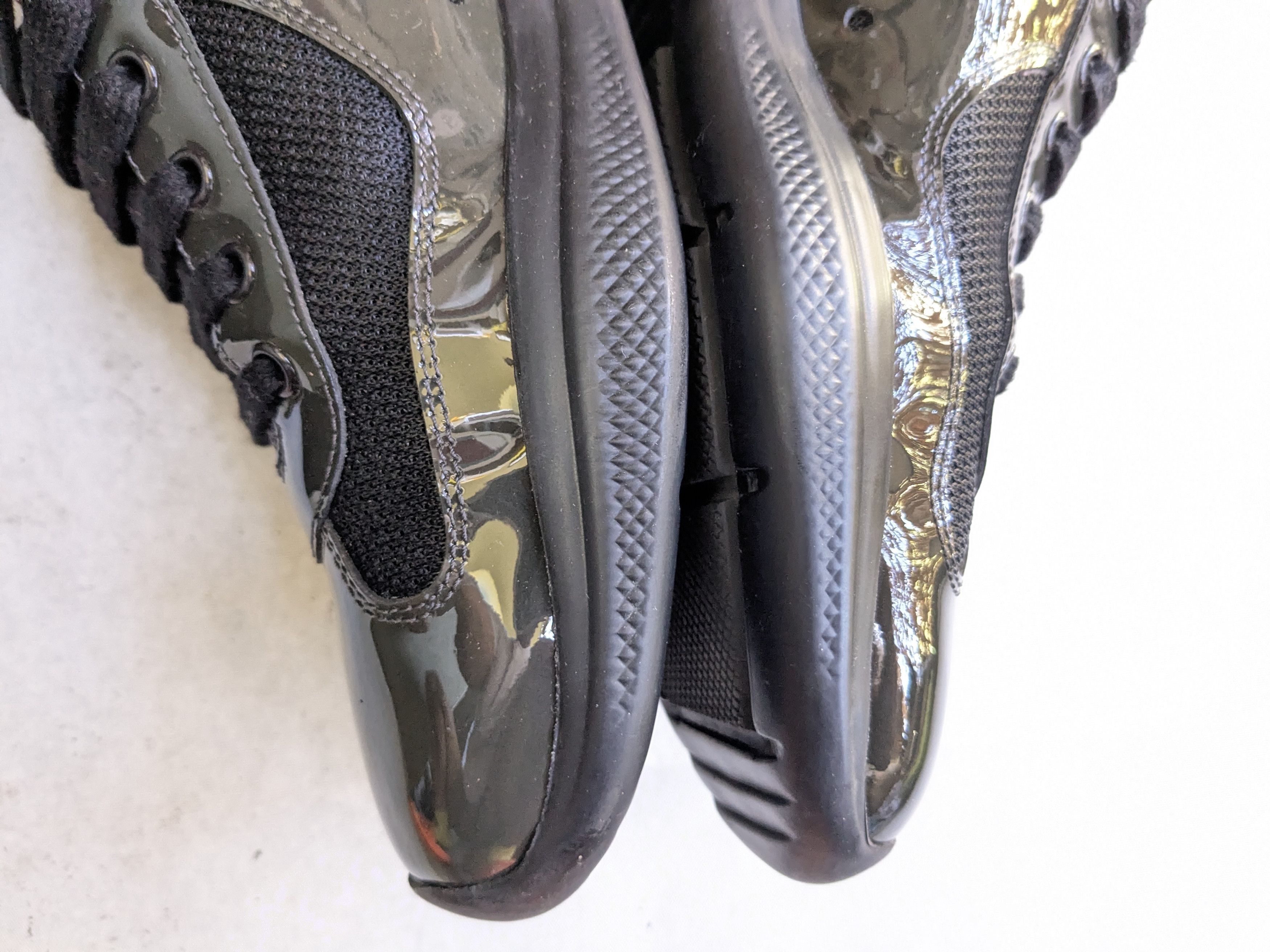 Prada Prada America's Cup Sneakers Gray Black Red Patent 10 Size US 10 / EU 43 - 10 Thumbnail