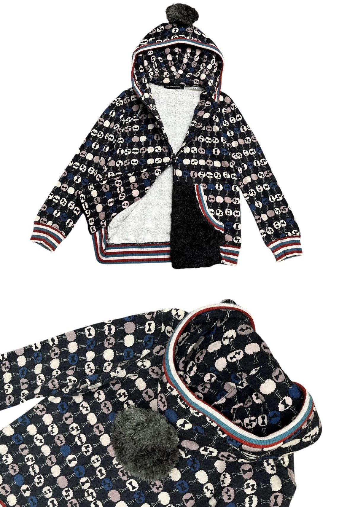 Issey Miyake × mercibeaucoup Issey Miyake Mercibeaucoup ZIpp Hoodie Full Printed Size L / US 10 / IT 46 - 1 Thumbnail