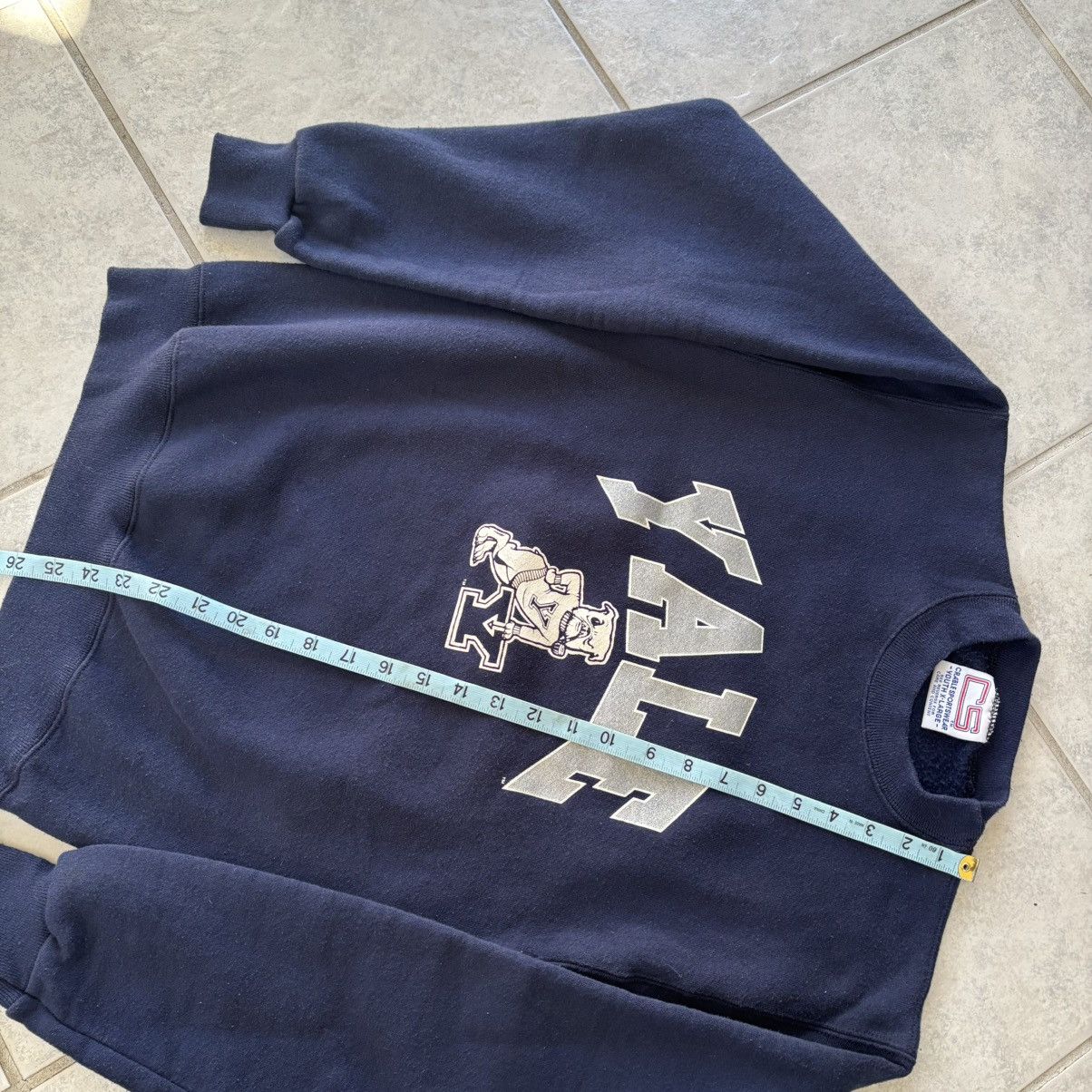 Vintage Vtg 90s Yale University Bulldogs Graohic Pullover Small Size US S / EU 44-46 / 1 - 4 Thumbnail
