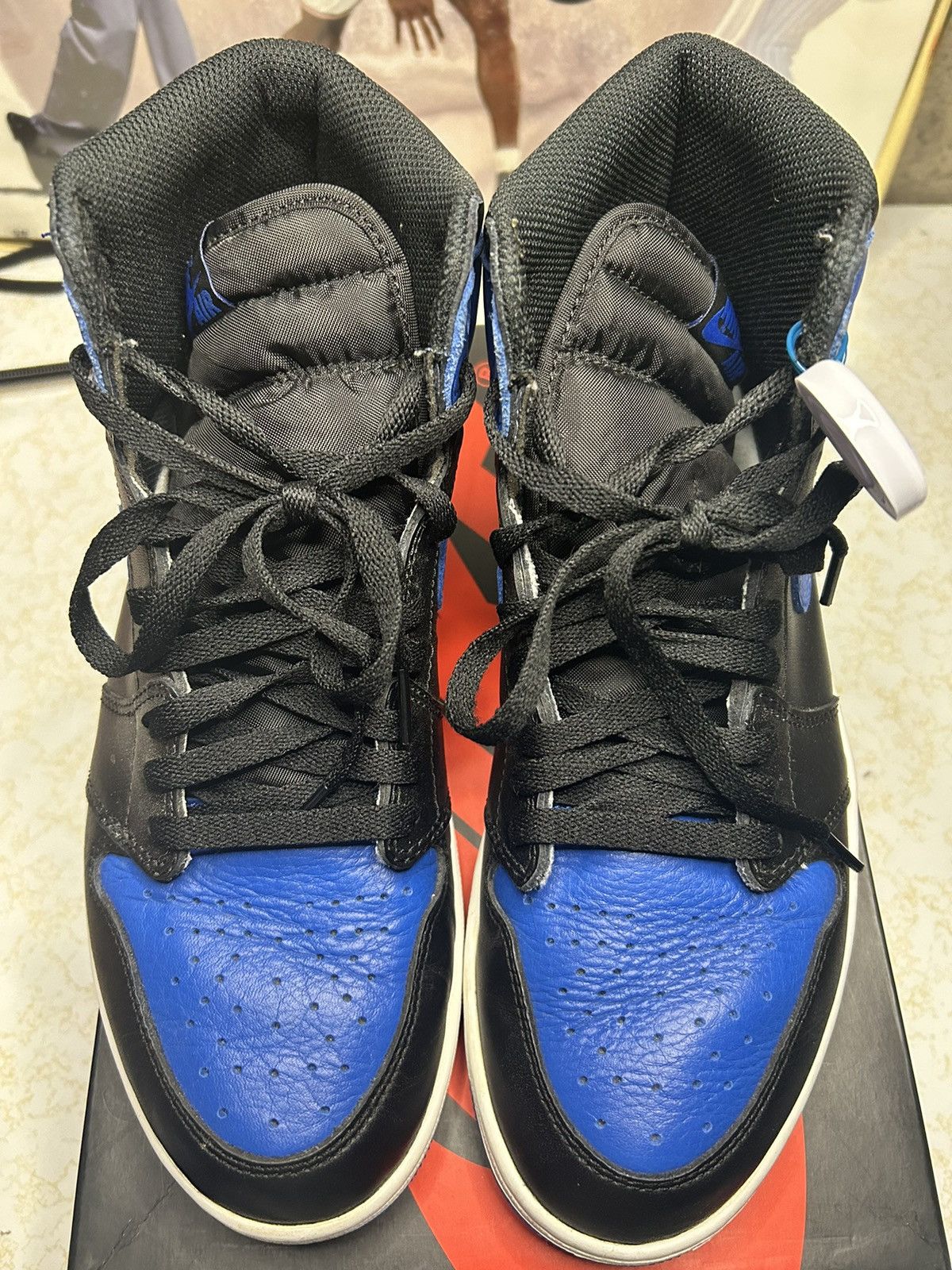 jordan retro 1 royal blue and white