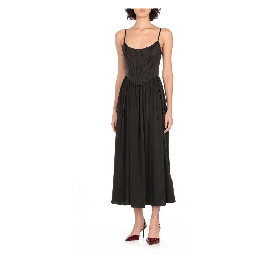 Zimmermann oc11z0425 Silk Corset Dress in Black Size XL / US 12-14 / IT 48-50 - 3 Thumbnail