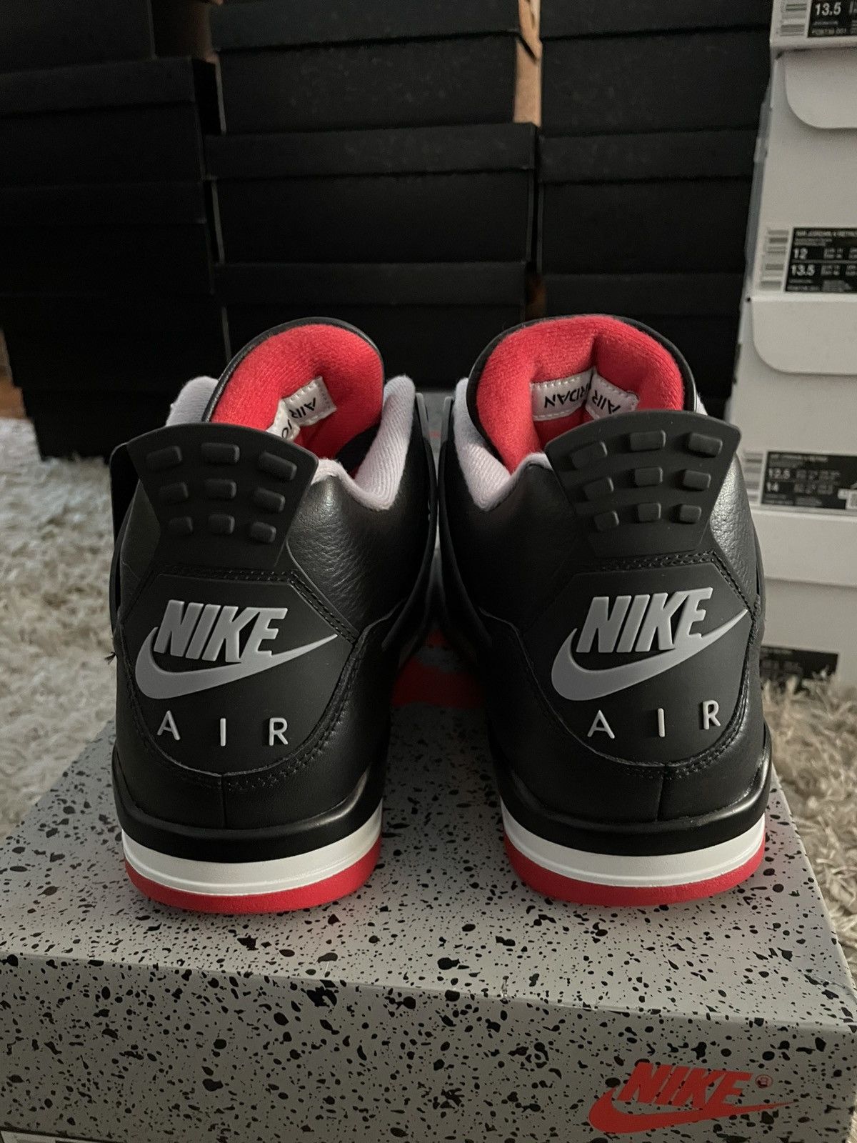 Jordan Brand Jordan 4 Bred Reimagined Size US 10.5 / EU 43-44 - 6 Thumbnail