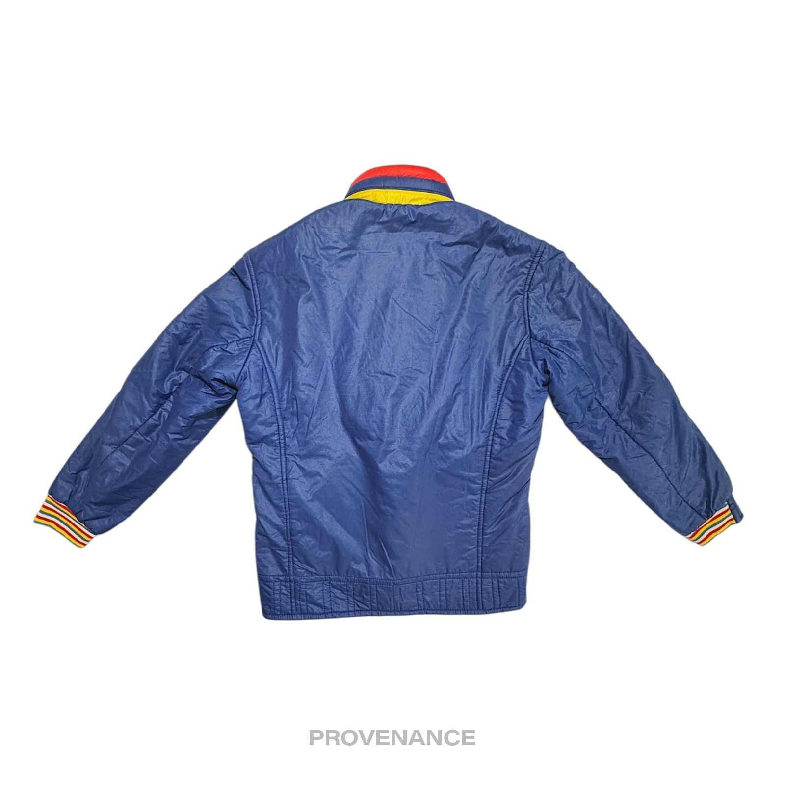 Moncler 🔴 Moncler Light Ski Jacket - Blue Grenoble Logo Yellow Red Size US M / EU 48-50 / 2 - 4 Thumbnail