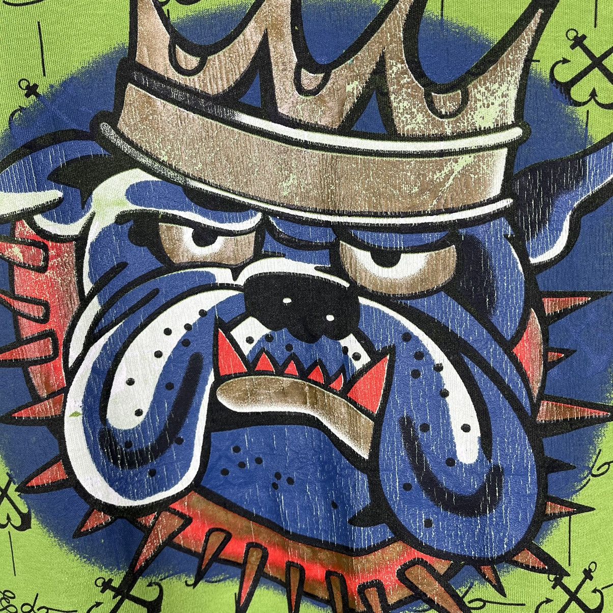 Ed Hardy Vintage Ed Hardy Bulldog rare y2k AOP hoodie 90’s Size US M / EU 48-50 / 2 - 5 Thumbnail