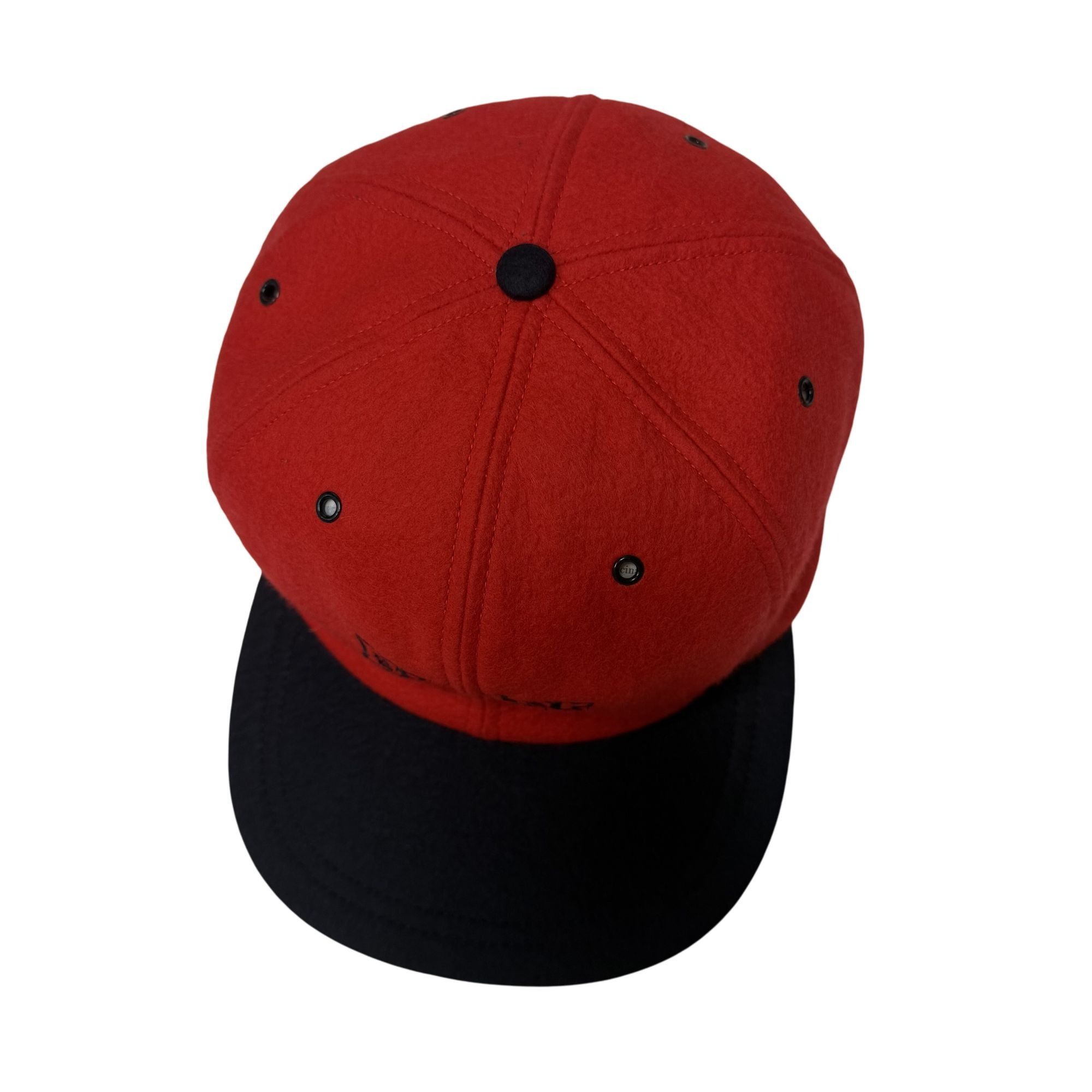 Other NOS Vtg DEXTER USA Red TRUCKER Hat Felted Wool Snapback Size ONE SIZE - 4 Thumbnail